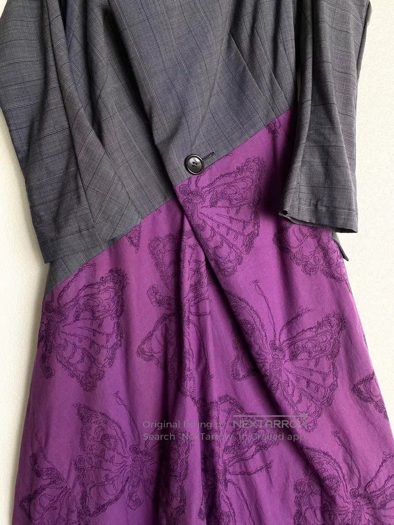 Junya Watanabe Junya Watanabe Mixed material patchwork butterfly embroide Size S / US 4 / IT 40 - 4 Thumbnail