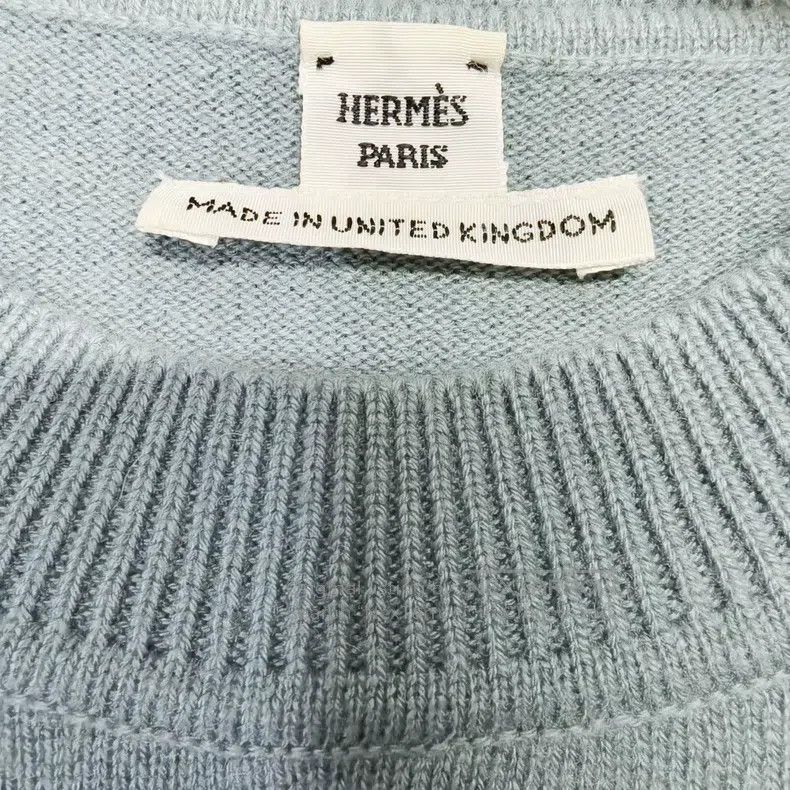 Hermes Hermes Solid color pattern intarsia crewneck sweater Size XS / US 0-2 / IT 36-38 - 4 Thumbnail