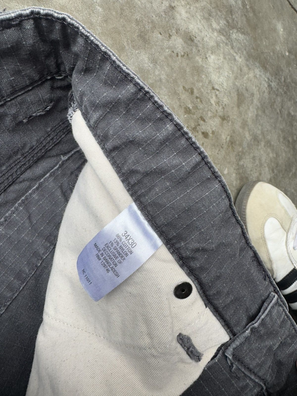 Vintage × Wrangler Vintage 90’s/00’s Ridgecut Double Knee Workwear Canvas Pants Size US 34 / EU 50 - 4 Thumbnail