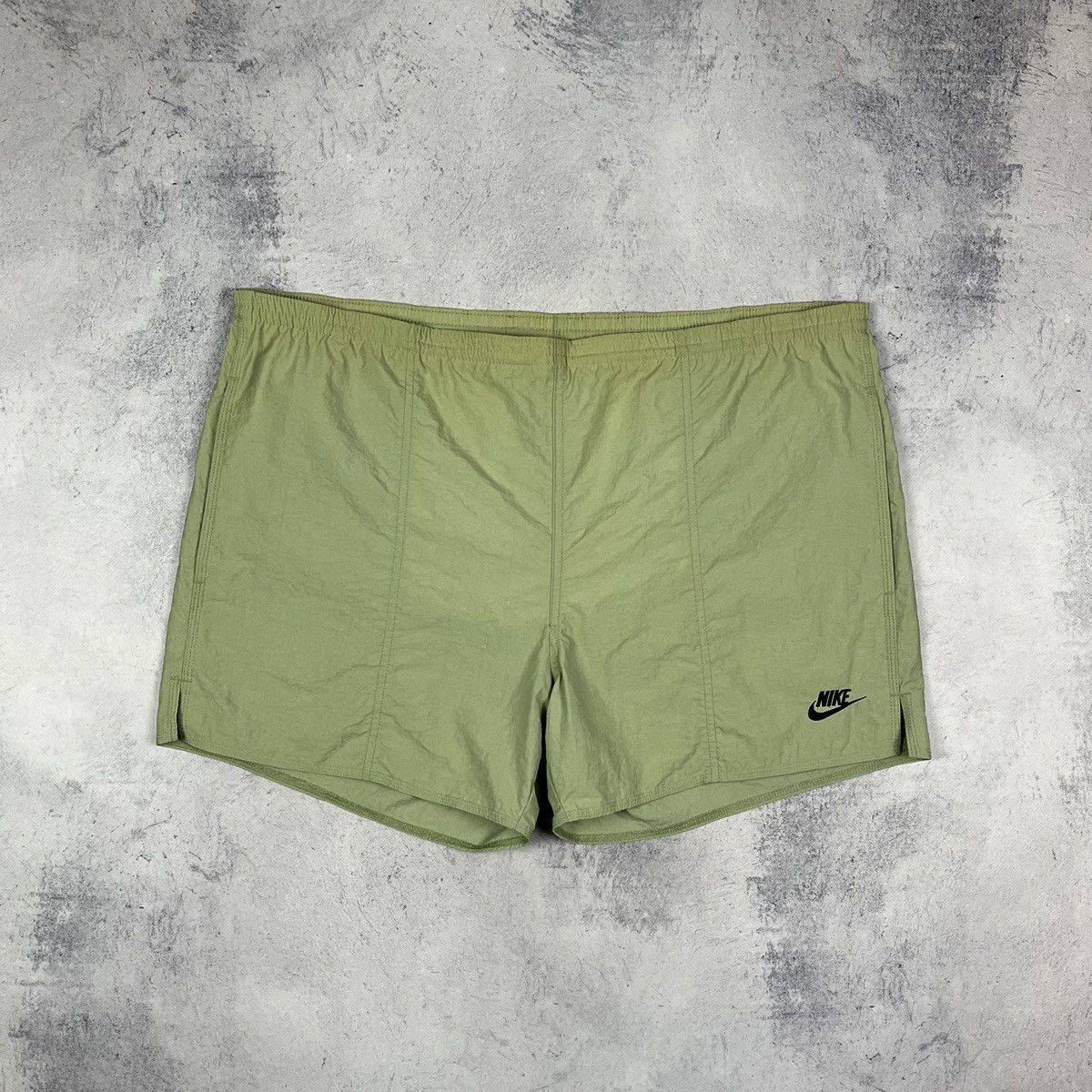 Nike Vintage Nike y2k swoosh nylon shorts 90’s Size US 34 / EU 50 - 1 Thumbnail