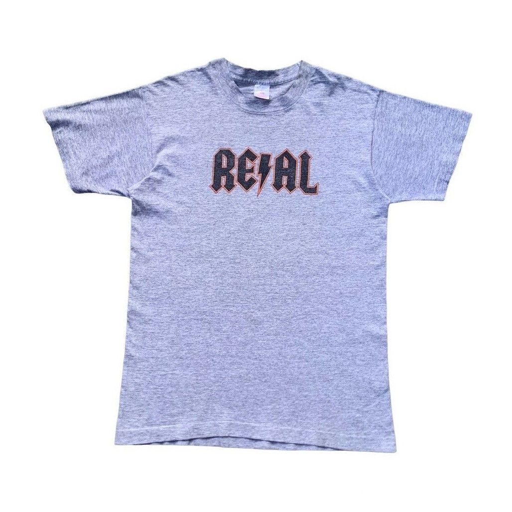 Vintage Vintage Early 90s Real Skateboards Logo T-Shirt Size US M / EU 48-50 / 2 - 2 Thumbnail