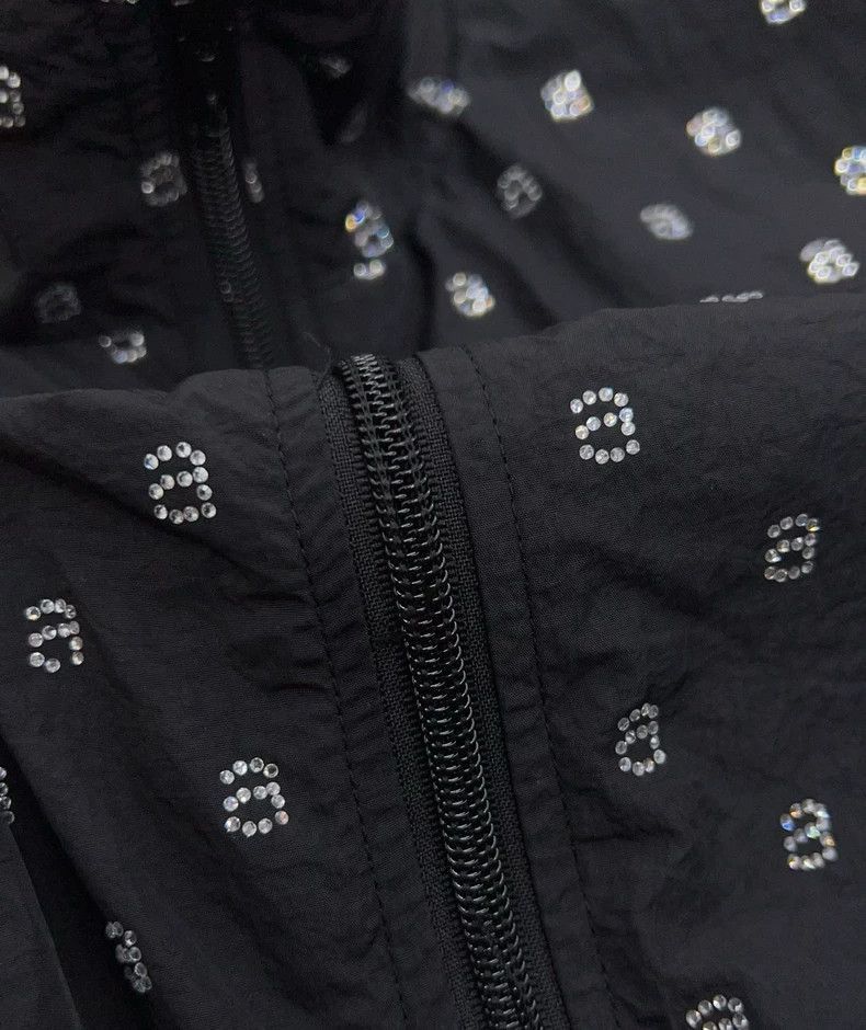 Alexander Wang Alexander Wang Embellished Zip Jacket- Size XXS / US 00 / IT 34 - 2 Thumbnail