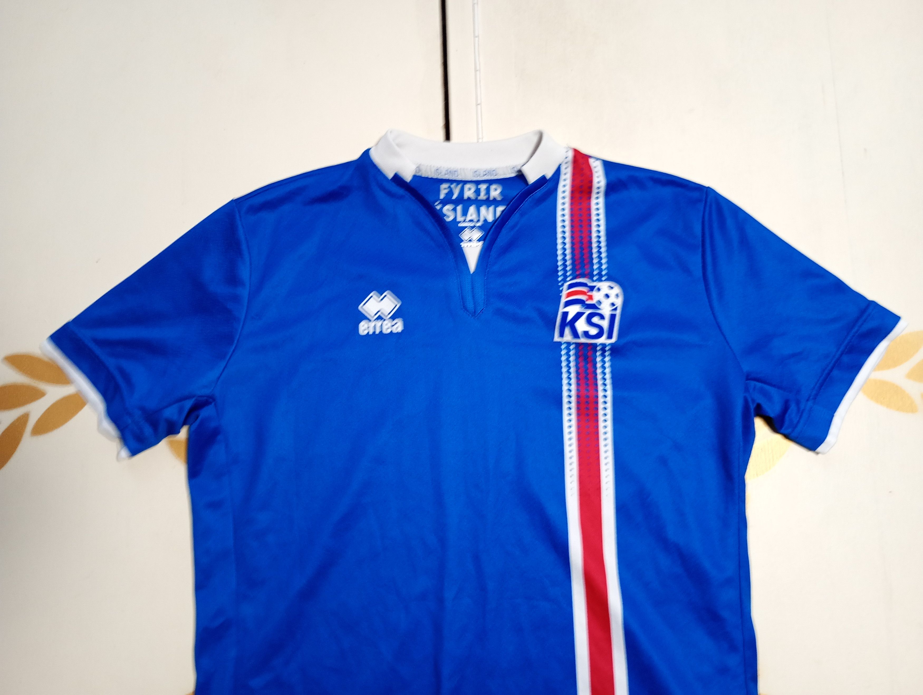 Errea Errea Fyrir Island KSI Jersey 2016-2018 Size US XS / EU 42 / 0 - 4 Thumbnail