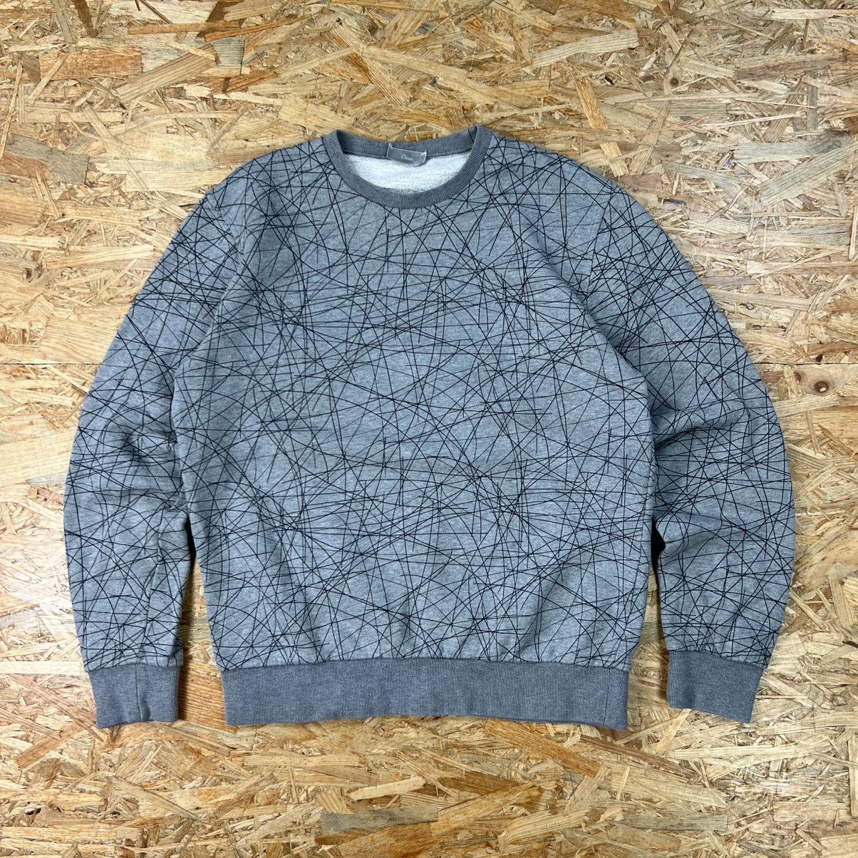 Dior DIOR PRINTED SWEATSHIRT DESINGER LUXURY AVANT GARDE ITALY Size US M / EU 48-50 / 2 - 2 Thumbnail