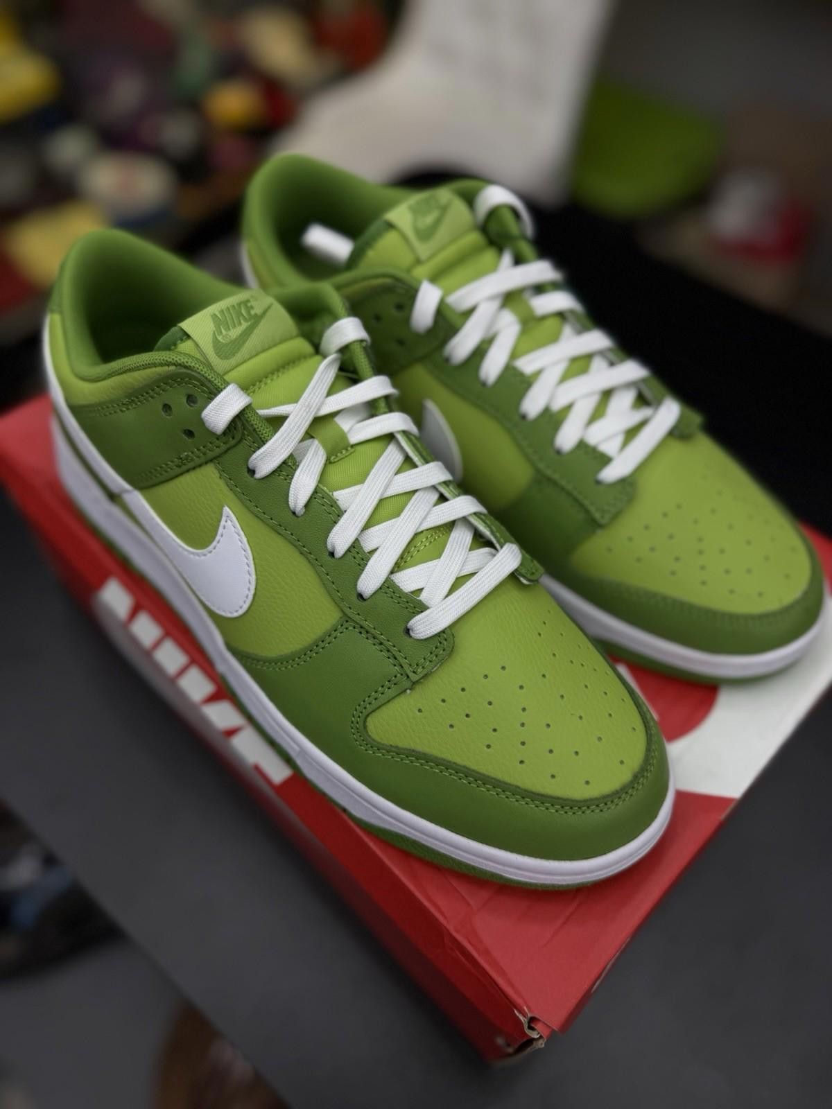 Nike Size 10 - Nike Dunk Low Chlorophyll DJ6188 300 Size US 10 / EU 43 - 4 Thumbnail