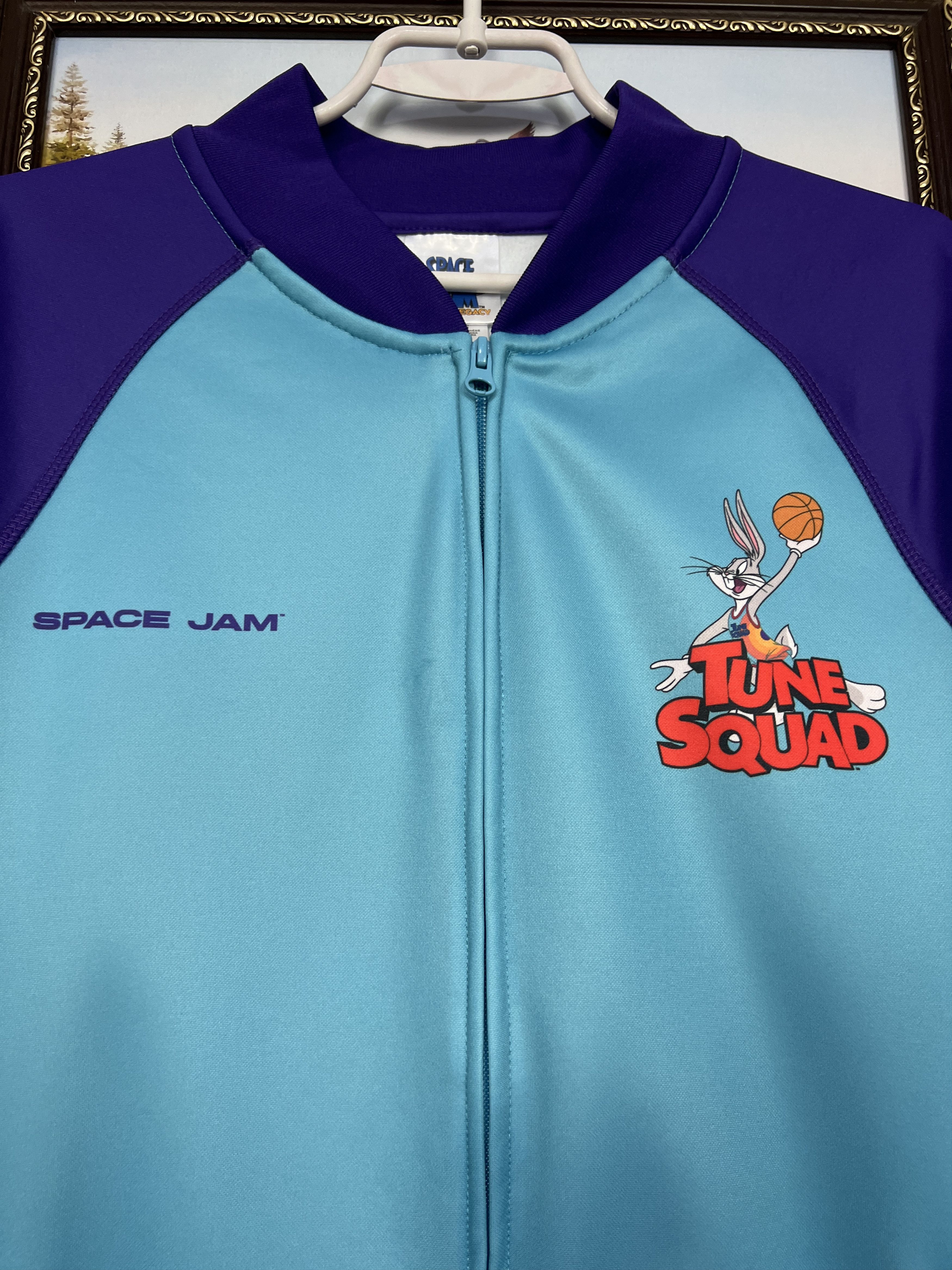 Vintage Space Jam Tune Squad Members Only NBA Blue Jacket Track Top Size US S / EU 44-46 / 1 - 5 Thumbnail