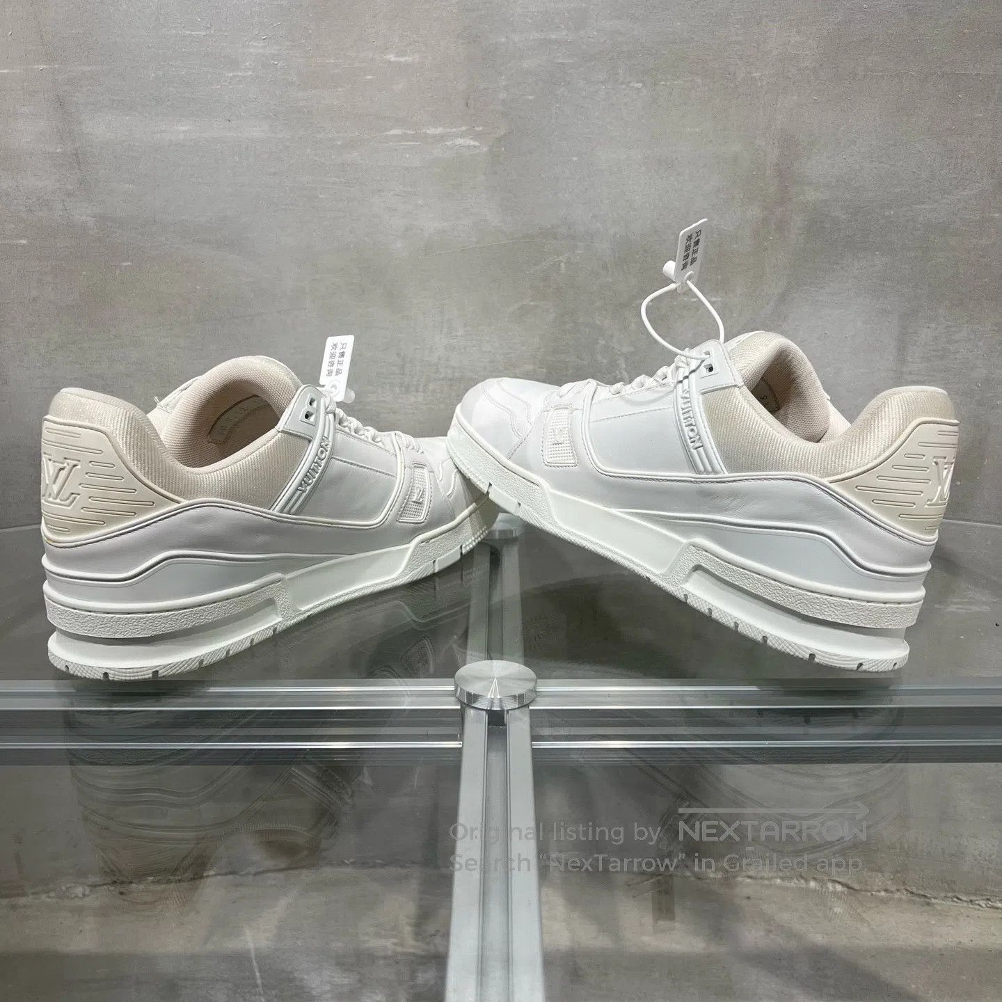 Louis Vuitton Louis Vuitton Trainer Pure White shoes Size US 10.5 / EU 43-44 - 5 Thumbnail