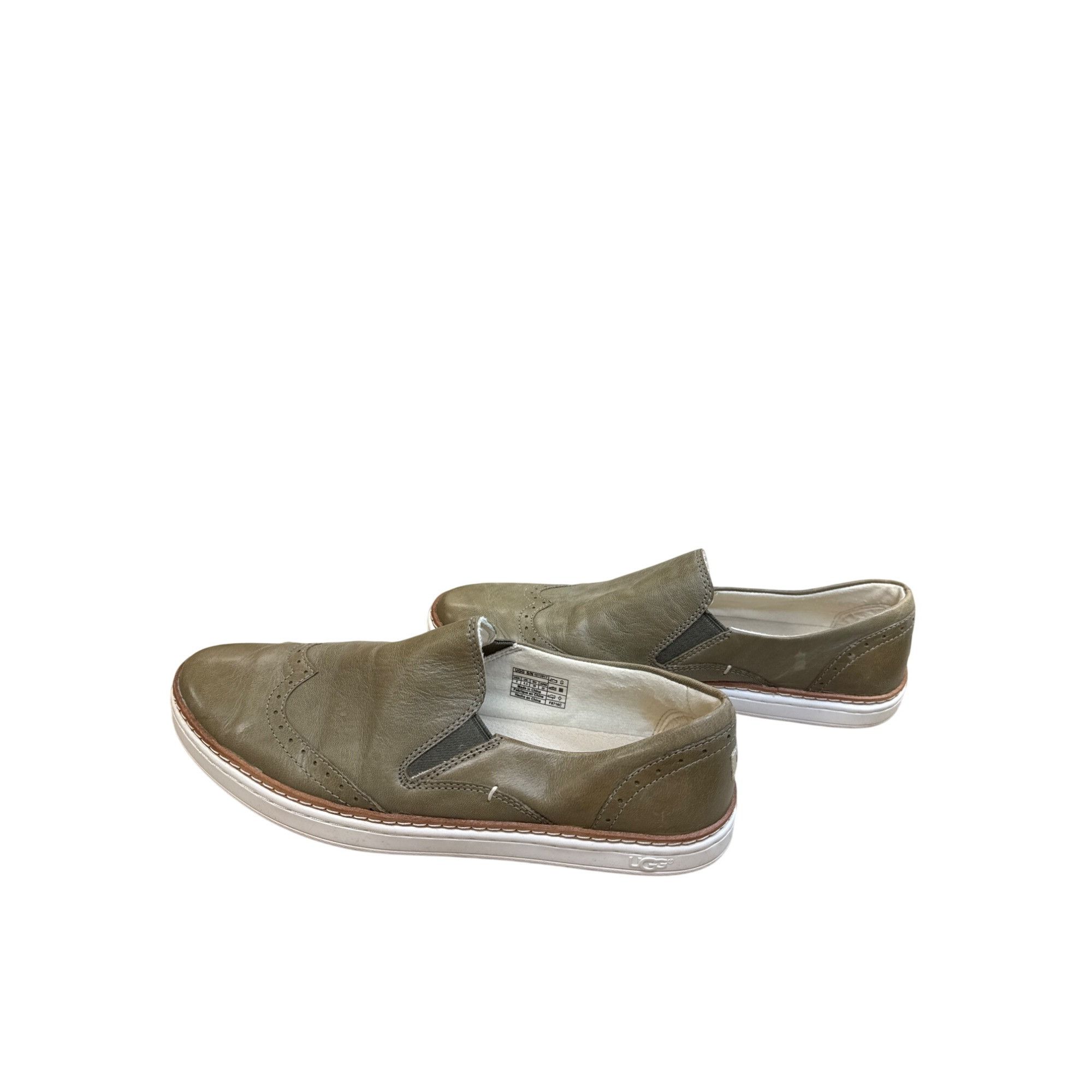 Ugg Ugg Womens Green Leather Slip-On Loafers Shoes Size 8 SKU813 Size US 8 / IT 38 - 5 Thumbnail
