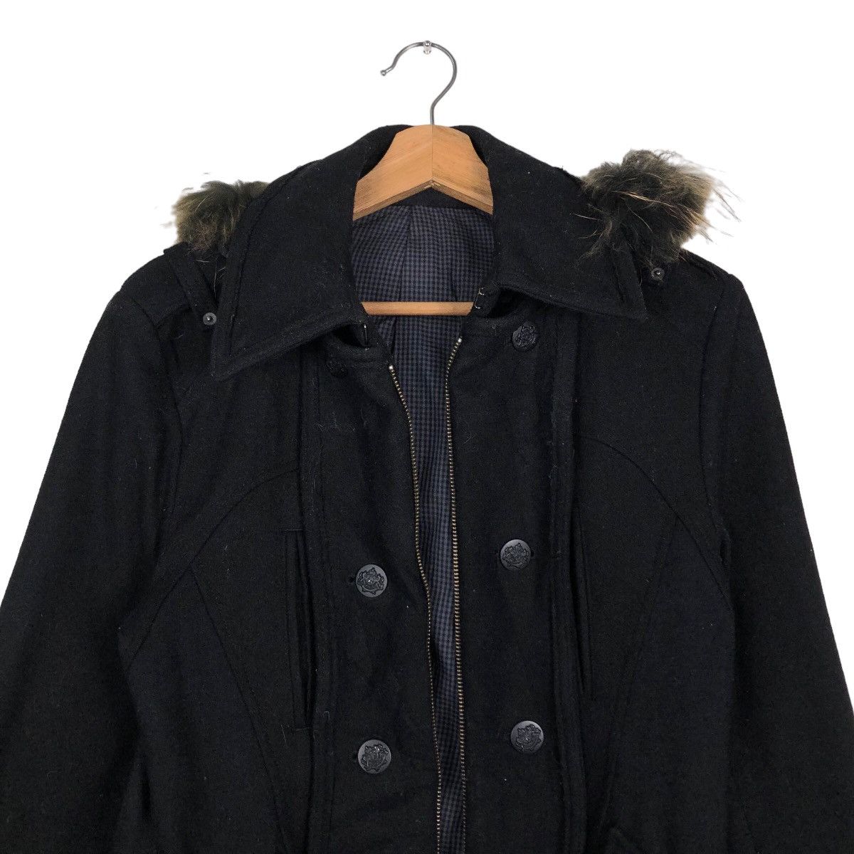 Japanese Brand 🔥BIKER JACKET DOUBLE LAYER PPFM JAPAN MINK FUR HOODIE Size US S / EU 44-46 / 1 - 3 Thumbnail