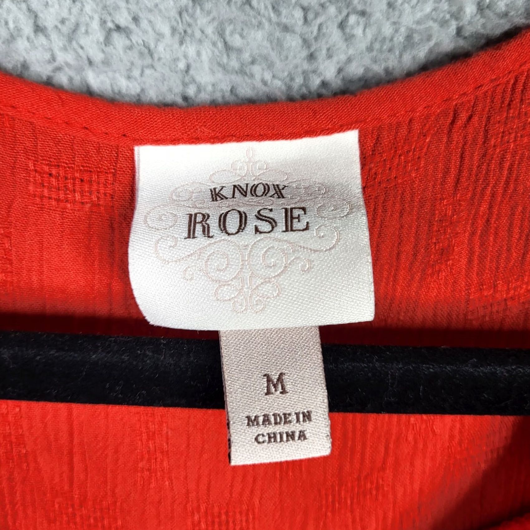 Vintage KNOX ROSE Women’s Red Tank Sleeveless Round Neck Casual Top M Size M / US 6-8 / IT 42-44 - 5 Thumbnail
