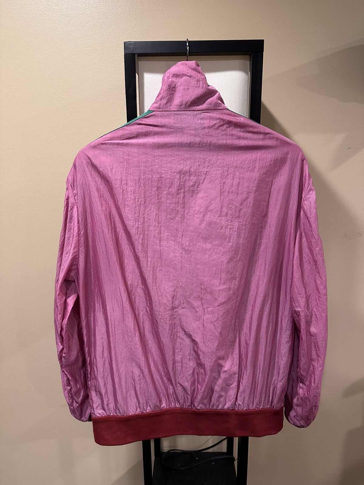 Gucci Gucci GG Logo Pink Zip Up Windbreaker Technical 2018 Jacket Size US M / EU 48-50 / 2 - 2 Thumbnail