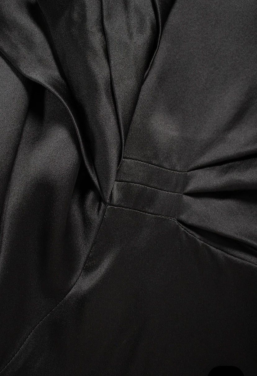 Gucci Robe asymétrique à détail noué en noir Size S / US 4 / IT 40 - 9 Thumbnail