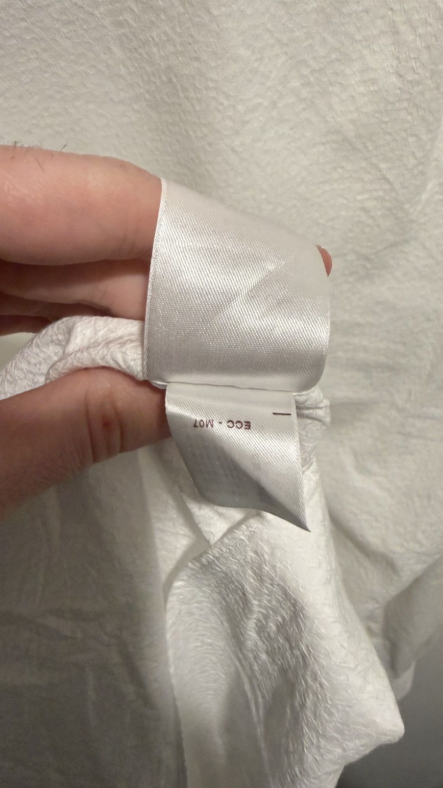 Louis Vuitton 2010 Louis Vuitton Micro LV Monogram White Dress Shirt Size US L / EU 52-54 / 3 - 6 Thumbnail