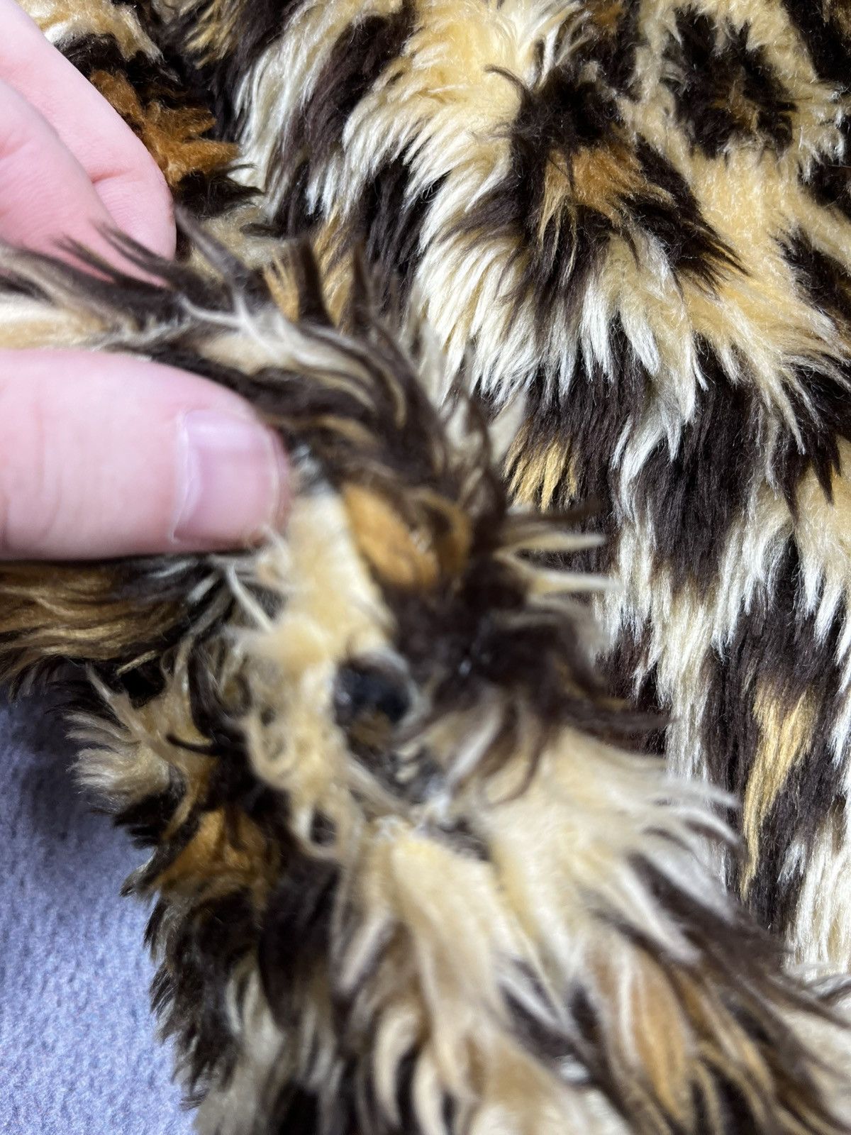20471120 × Japanese Brand × Vintage Vintage 90s leopard fur faux cropped 3/4 sleeve jacket S Size S / US 4 / IT 40 - 9 Thumbnail