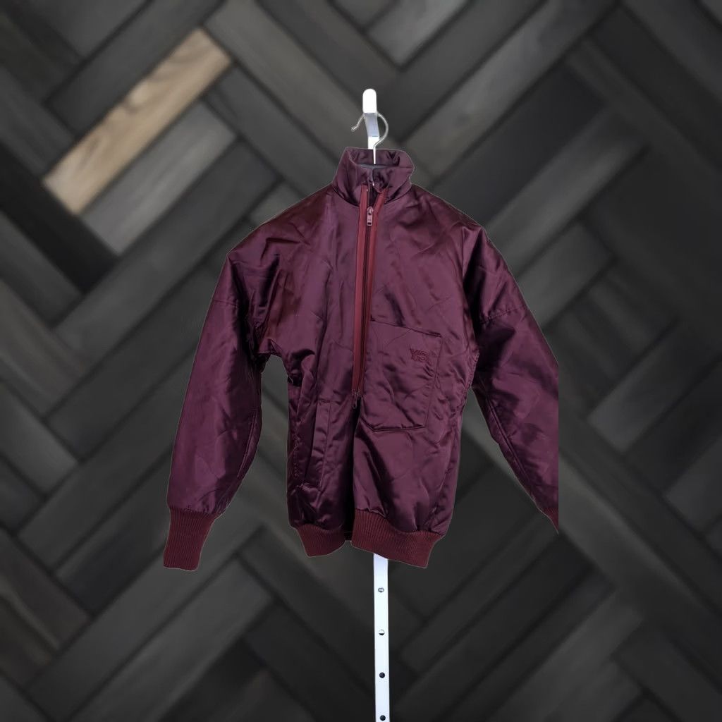 Y-3 Y-3 Yohji Yamamoto Adidas AW2012 Quilted Double Zip Bomber Jacket XS Runway Womens Jacket XS Maroon Bomber 90s Size XS / US 0-2 / IT 36-38 - 1 Thumbnail