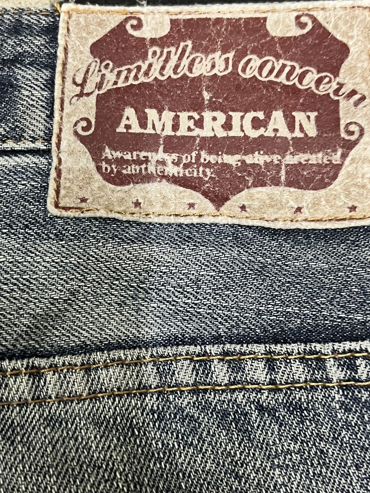 Japanese Brand × Vintage Vintage Amore Puro Baggy Denim Size US 36 / EU 52 - 10 Thumbnail