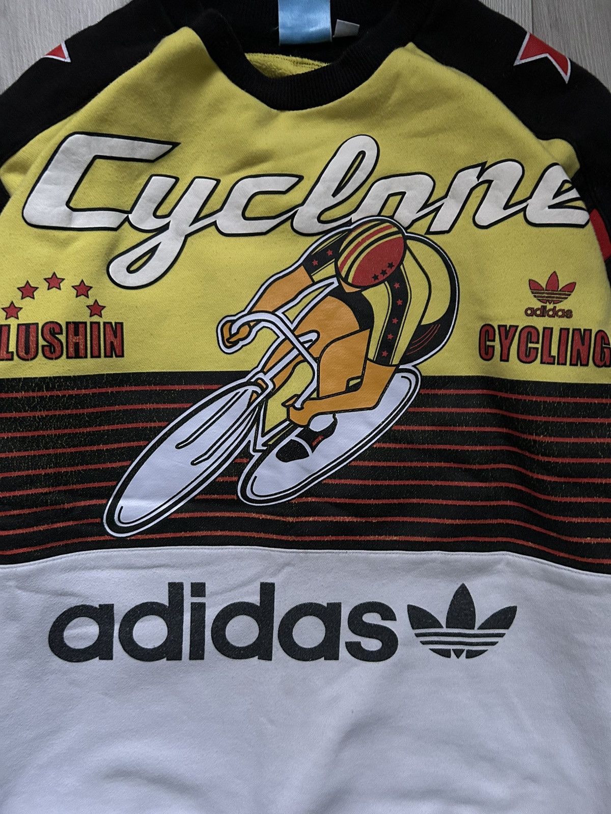 Adidas Adidas Retro Vintage Sweatshirt Cyclone Size US M / EU 48-50 / 2 - 3 Thumbnail