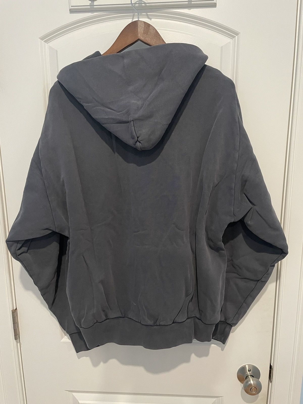 Balenciaga × Gap × Yeezy Yeezy Gap Zip Up Hoodie Poetic Black XL Size US XL / EU 56 / 4 - 3 Thumbnail