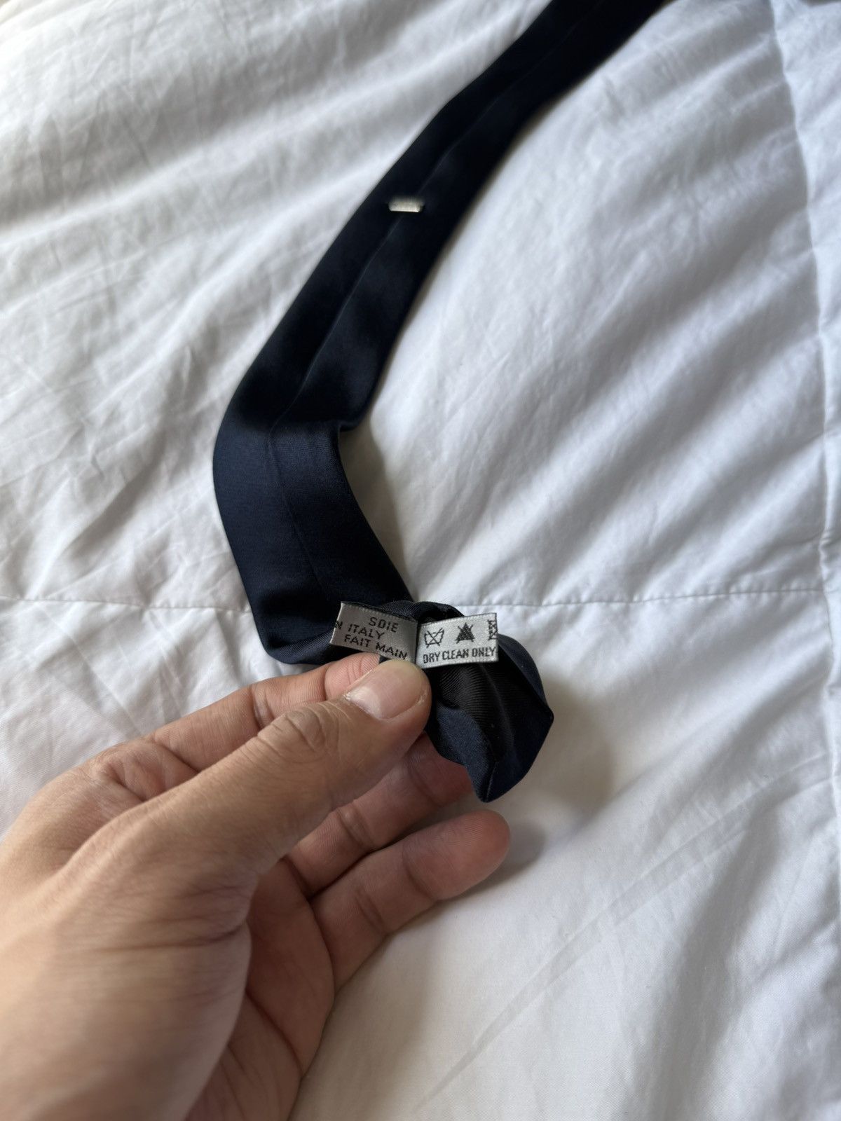 Dior Navy CD Icon Neck Tie Size ONE SIZE - 6 Thumbnail