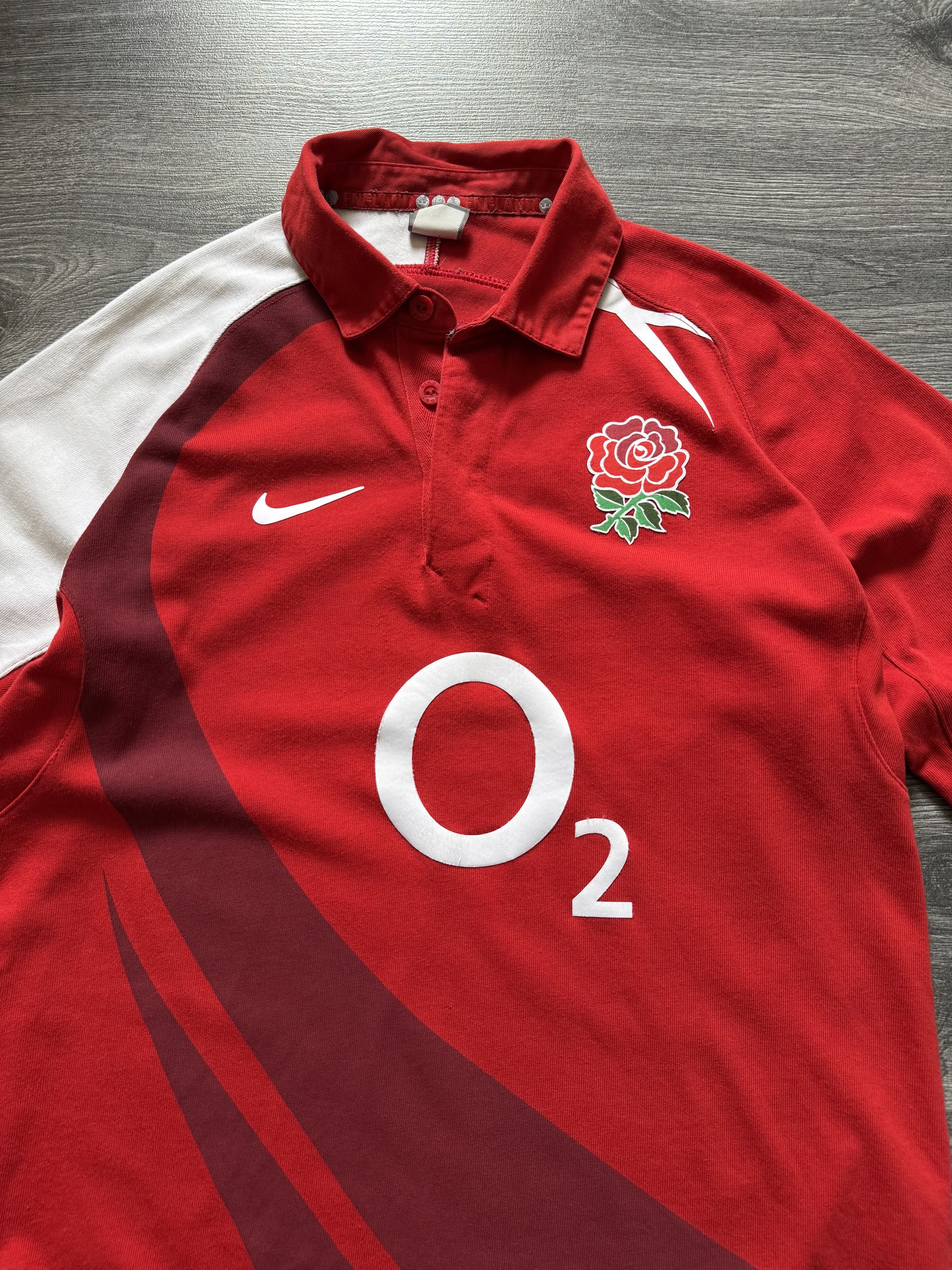 Nike Nike England Rugby Polo tee jersey O2 Drill Shirt Size US L / EU 52-54 / 3 - 3 Thumbnail
