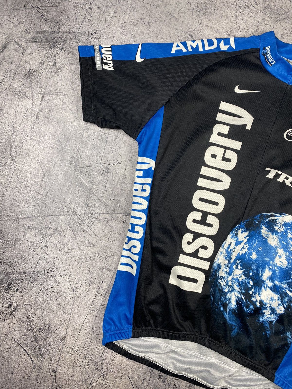 Nike Vintage Nike Cycling Jersey Channel Discovery Y2K Archive Size US XL / EU 56 / 4 - 3 Thumbnail