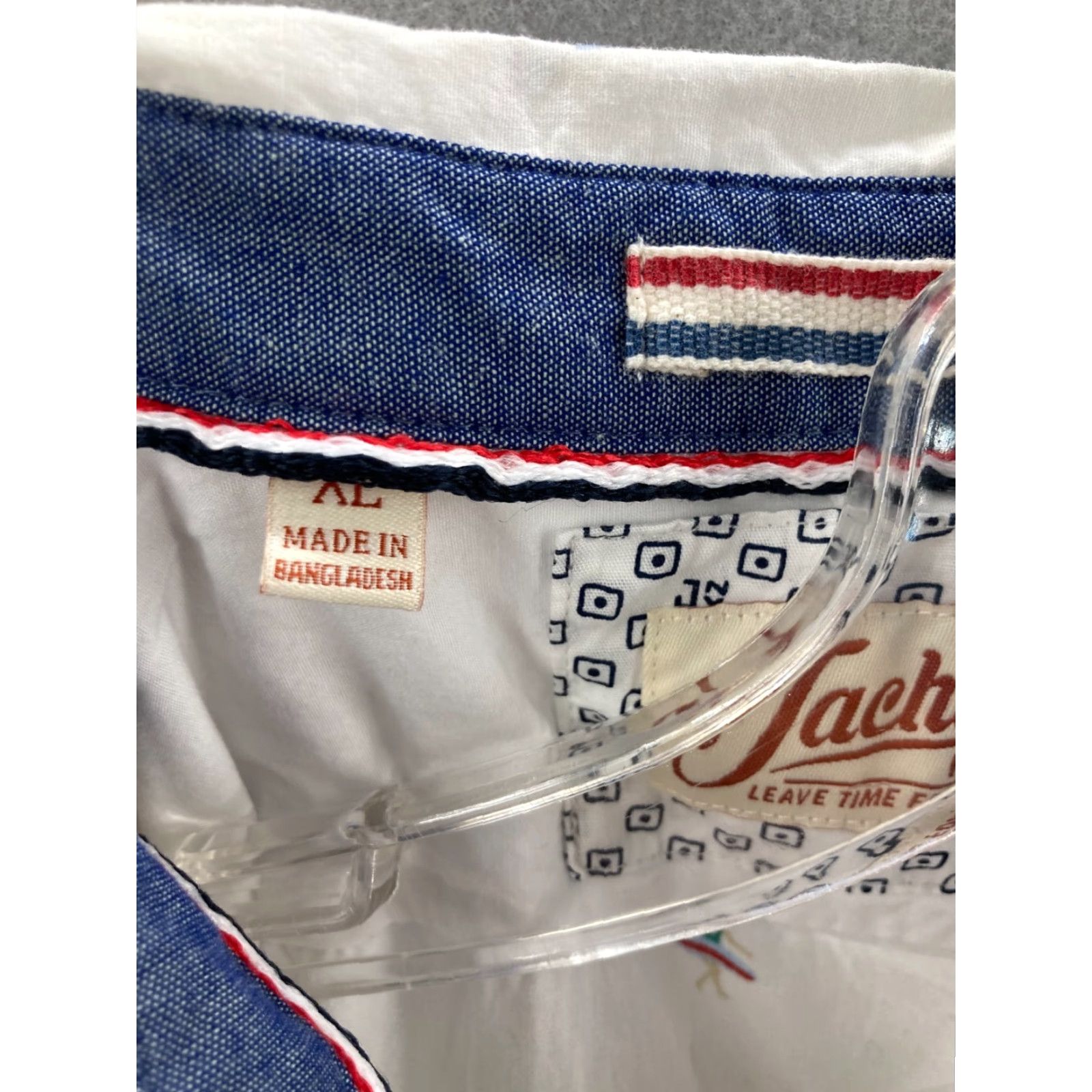 Vintage JACHS New York Shirt Mens XL Button Up Casual Surfer Print Short Sleeve Size US XL / EU 56 / 4 - 7 Thumbnail