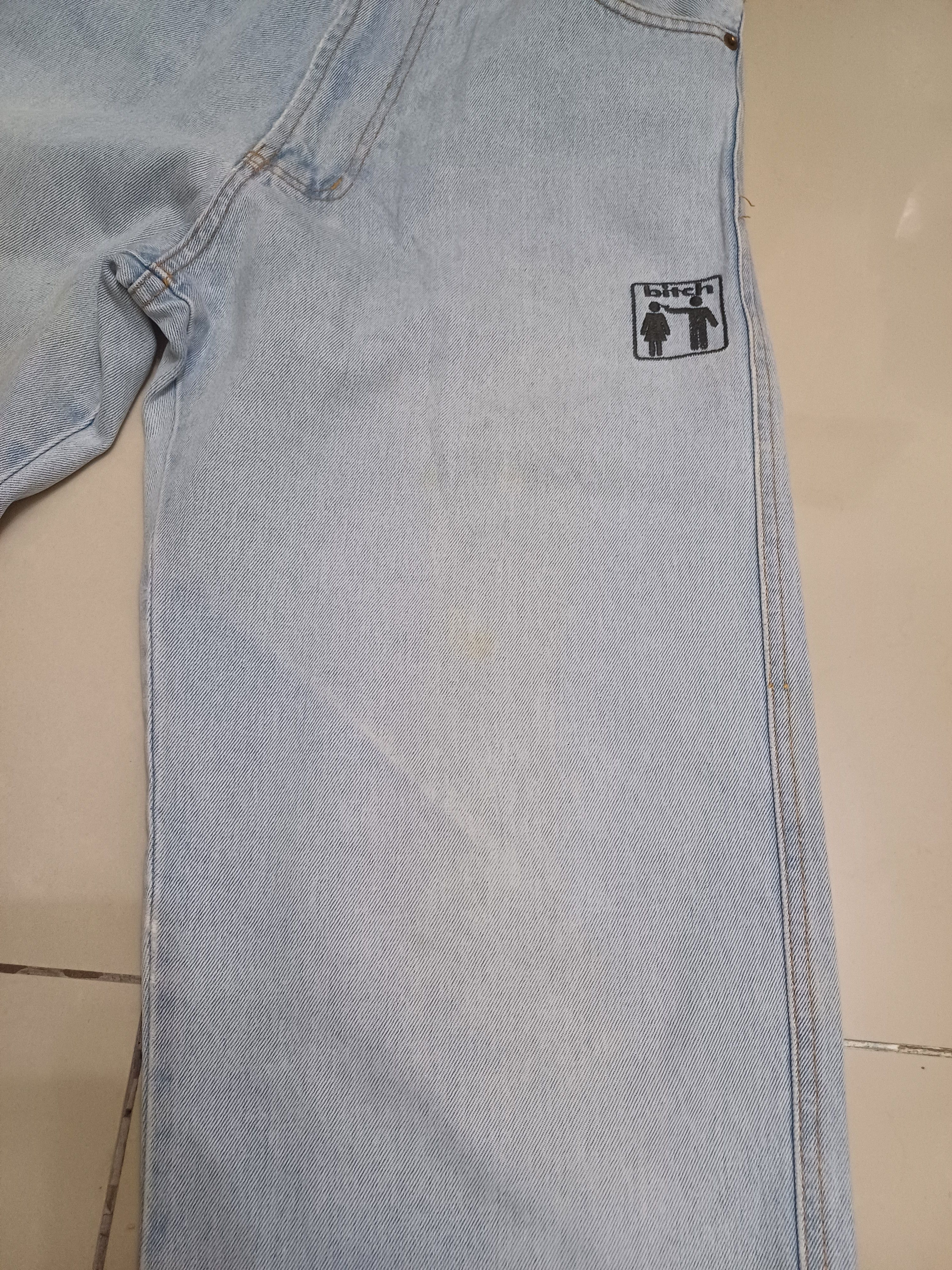 JNCO Vintage y2k/ 90s BITCH SKATEBOARDS baggy jeans Size US 30 / EU 46 - 10 Thumbnail