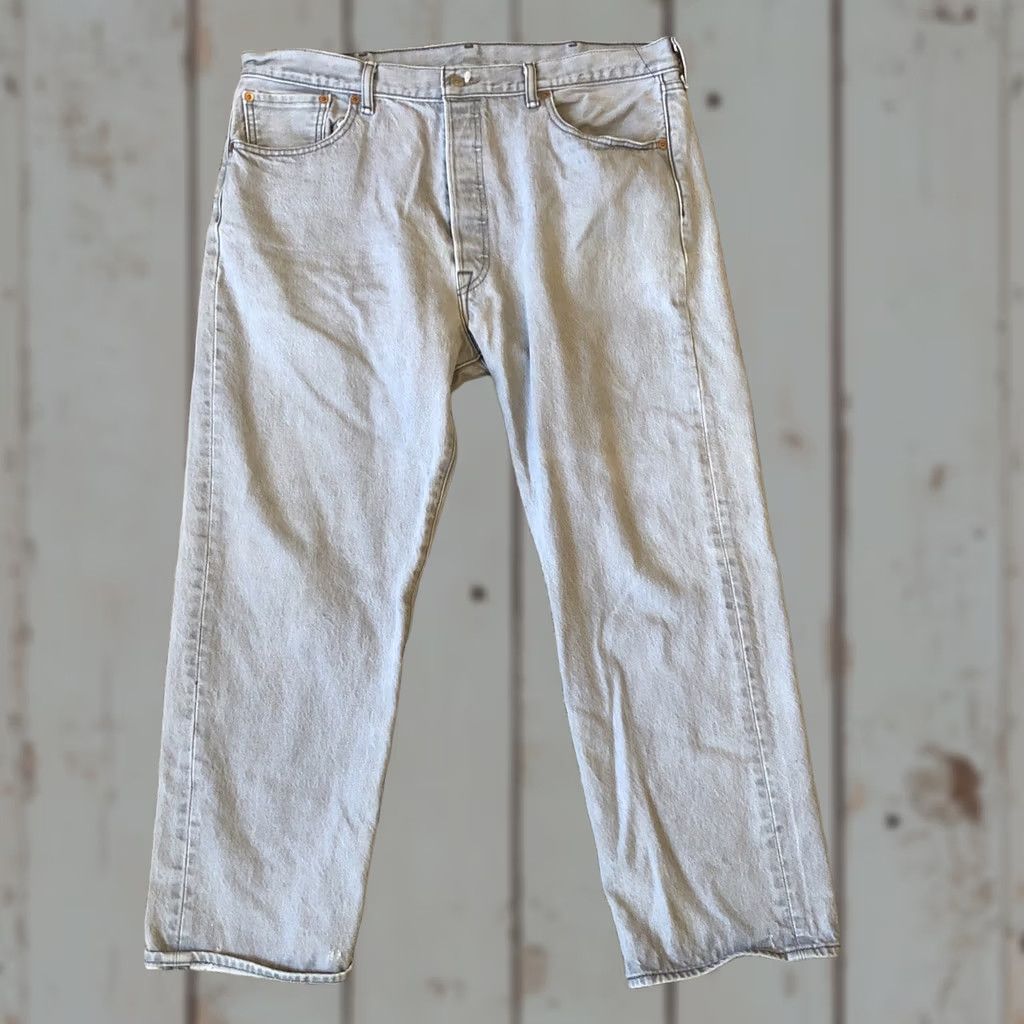Levi's Levi's Men's 501 XX Gray Straight Button Fly 5 Pocket Jeans Size 40x30 Size US 40 / EU 56 - 1 Thumbnail