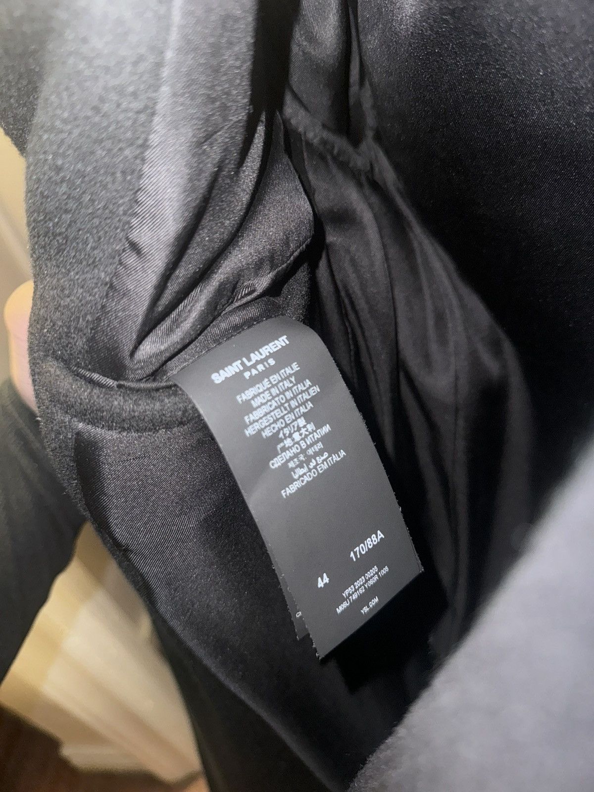 Saint Laurent Paris (Final drop)sold out SLP runway 23’ floor length coat Size US S / EU 44-46 / 1 - 7 Thumbnail