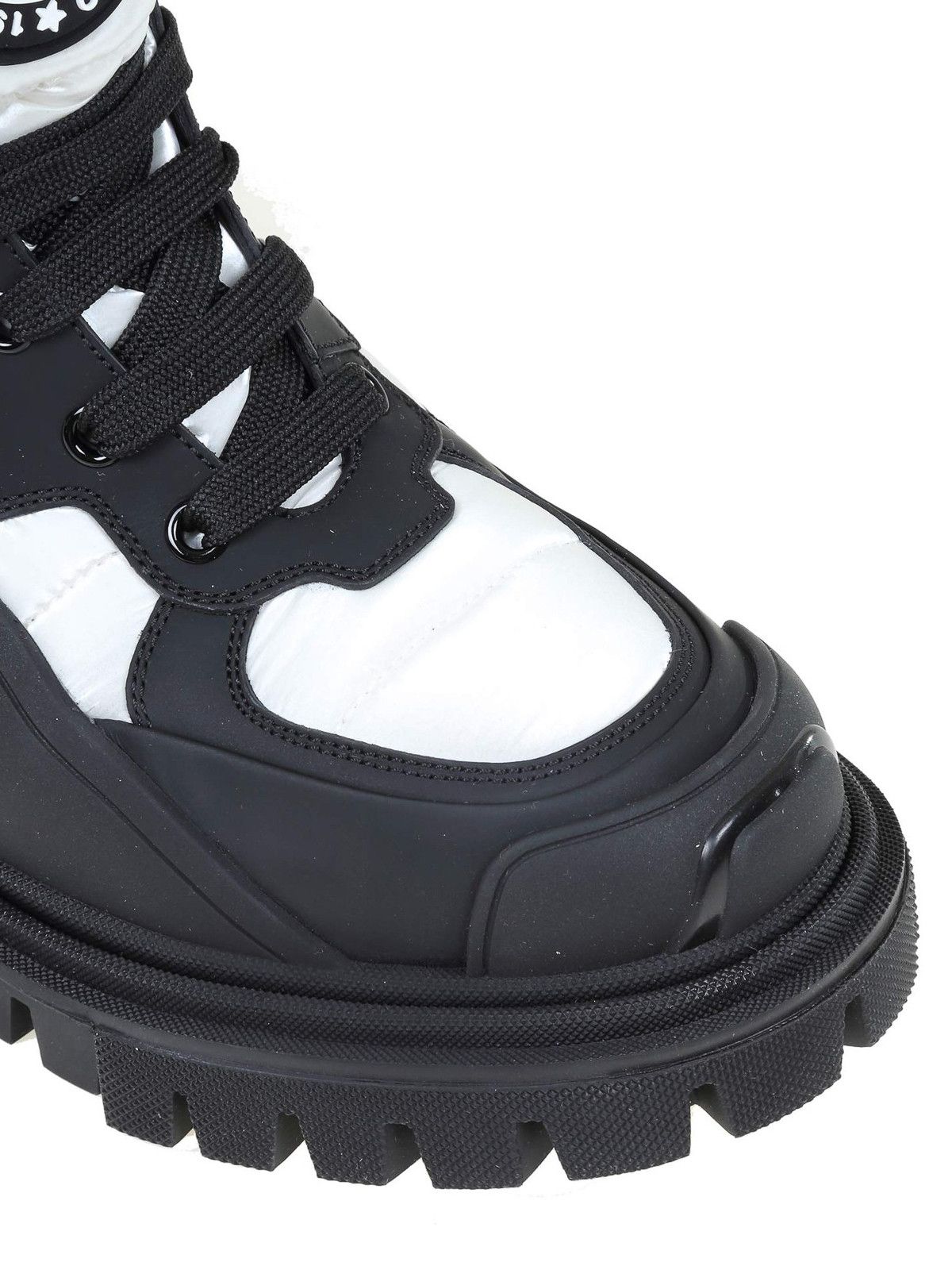 Dolce & Gabbana o1y0825 Padded Ankle Boots in Black/White Size US 9.5 / IT 39.5 - 5 Thumbnail
