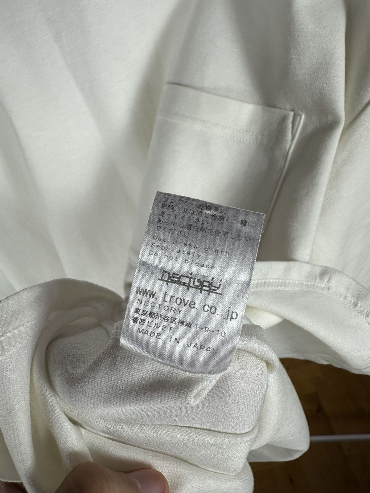 TROVE Active Trove Japan T Shirt Tee Short Sleeve White Pocket Size US M / EU 48-50 / 2 - 10 Thumbnail