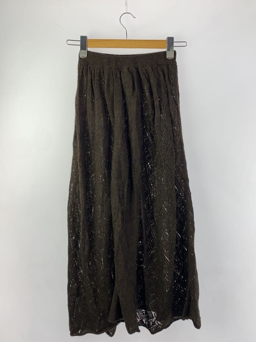 Yohji Yamamoto Alpaca Maxi Skirt Size 26" / US 2 / IT 38 - 2 Thumbnail