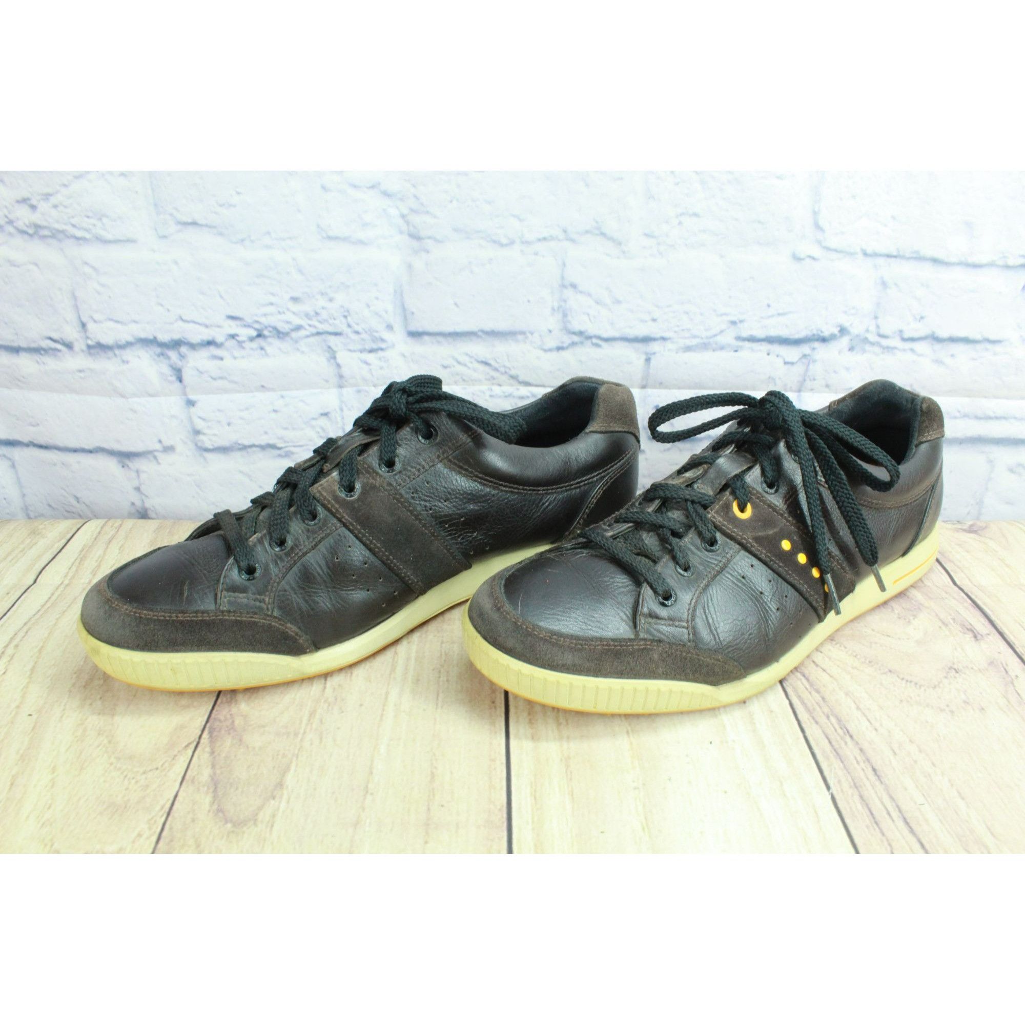 Ecco × Leather Ecco Biom Hydromax Men's Lace Up Golf Sneaker Shoes Size US 11 / EU 44 - 2 Thumbnail