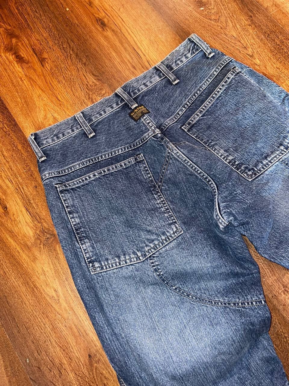 G-Star × Vintage Vintage GstarRaw Elwood vintage biker jeans y2k Size US 32 / EU 48 - 2 Thumbnail