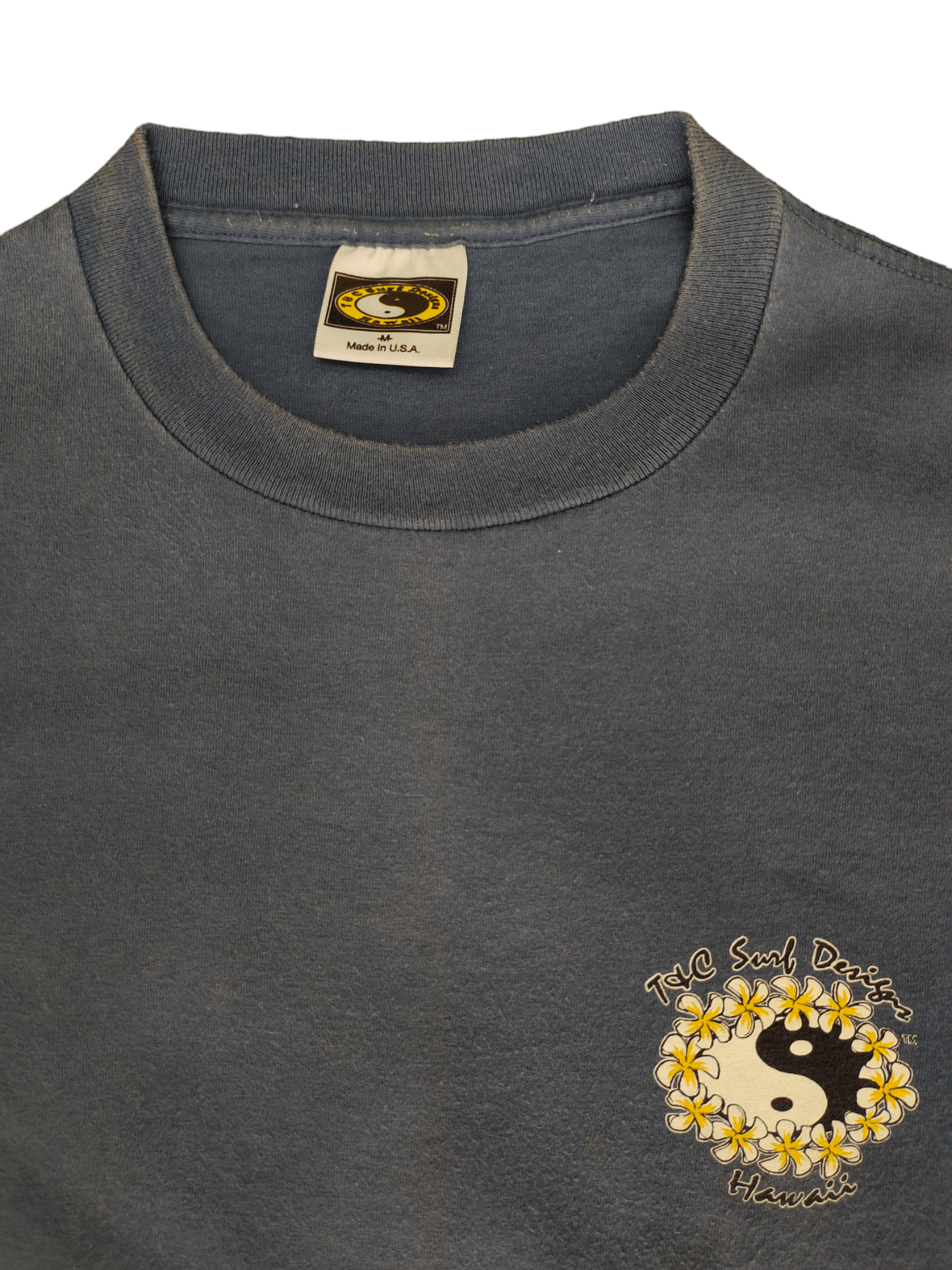 Vintage Vintage 90s T&C Surf Design Hawaii Surfing T-Shirt Size US M / EU 48-50 / 2 - 7 Thumbnail