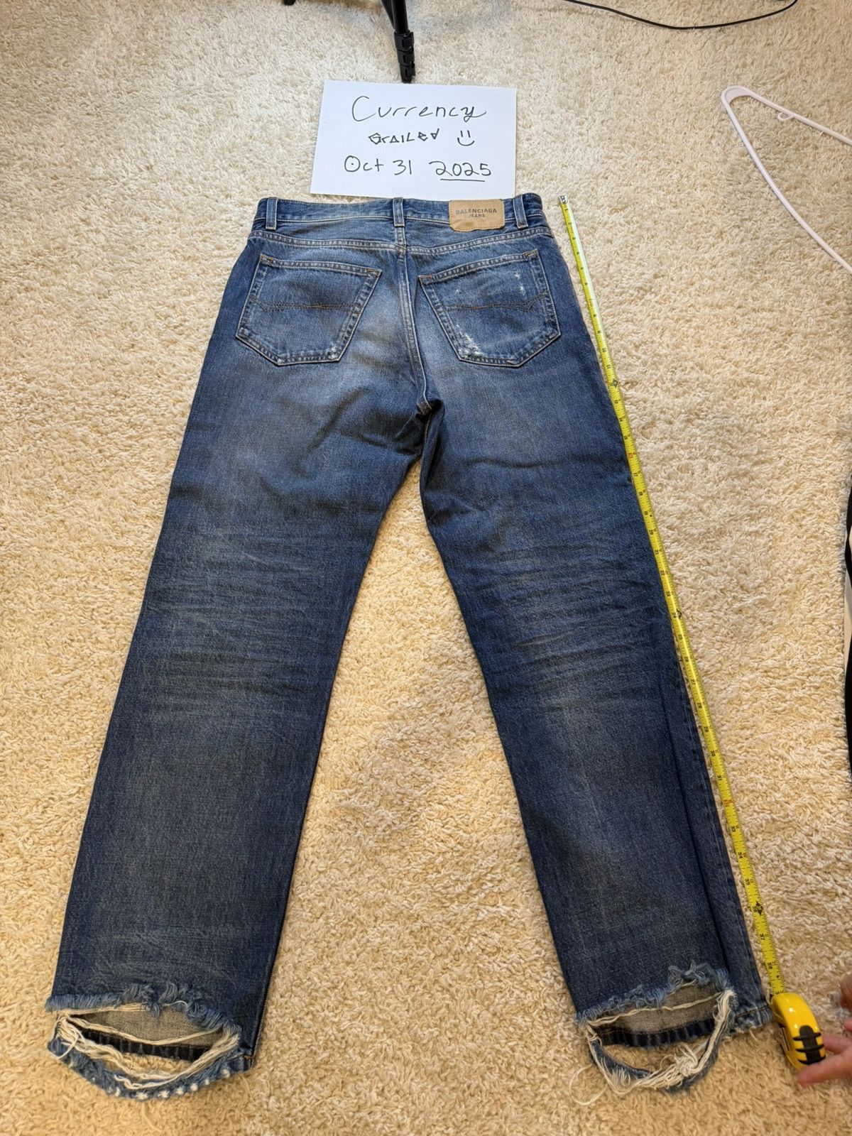 Balenciaga Balenciaga Heal Bite Jean Denim Size US 30 / EU 46 - 8 Thumbnail