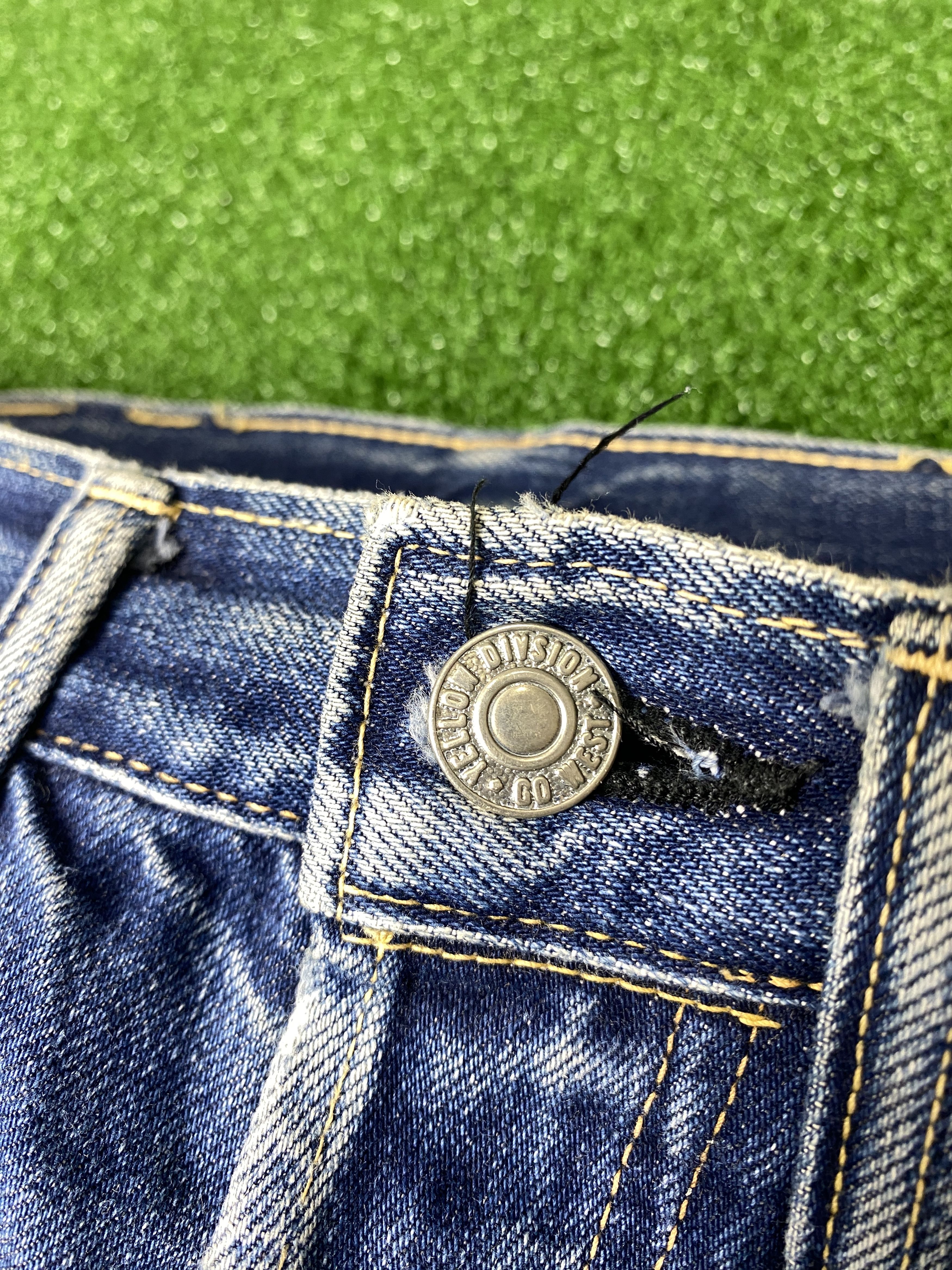 Japanese Brand 💢Selvedge Vintage Go West Faded Blue Jeans CP0054 Size US 30 / EU 46 - 3 Thumbnail