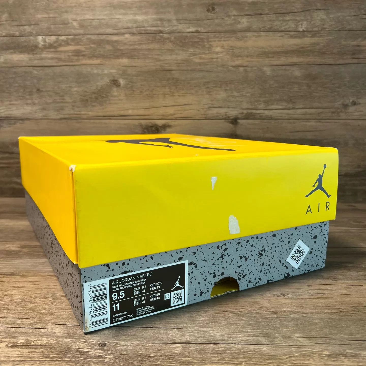 Nike Air Jordan 4 Electric Yellow CT8527-700 43 Size US 10 / EU 43 - 8 Thumbnail