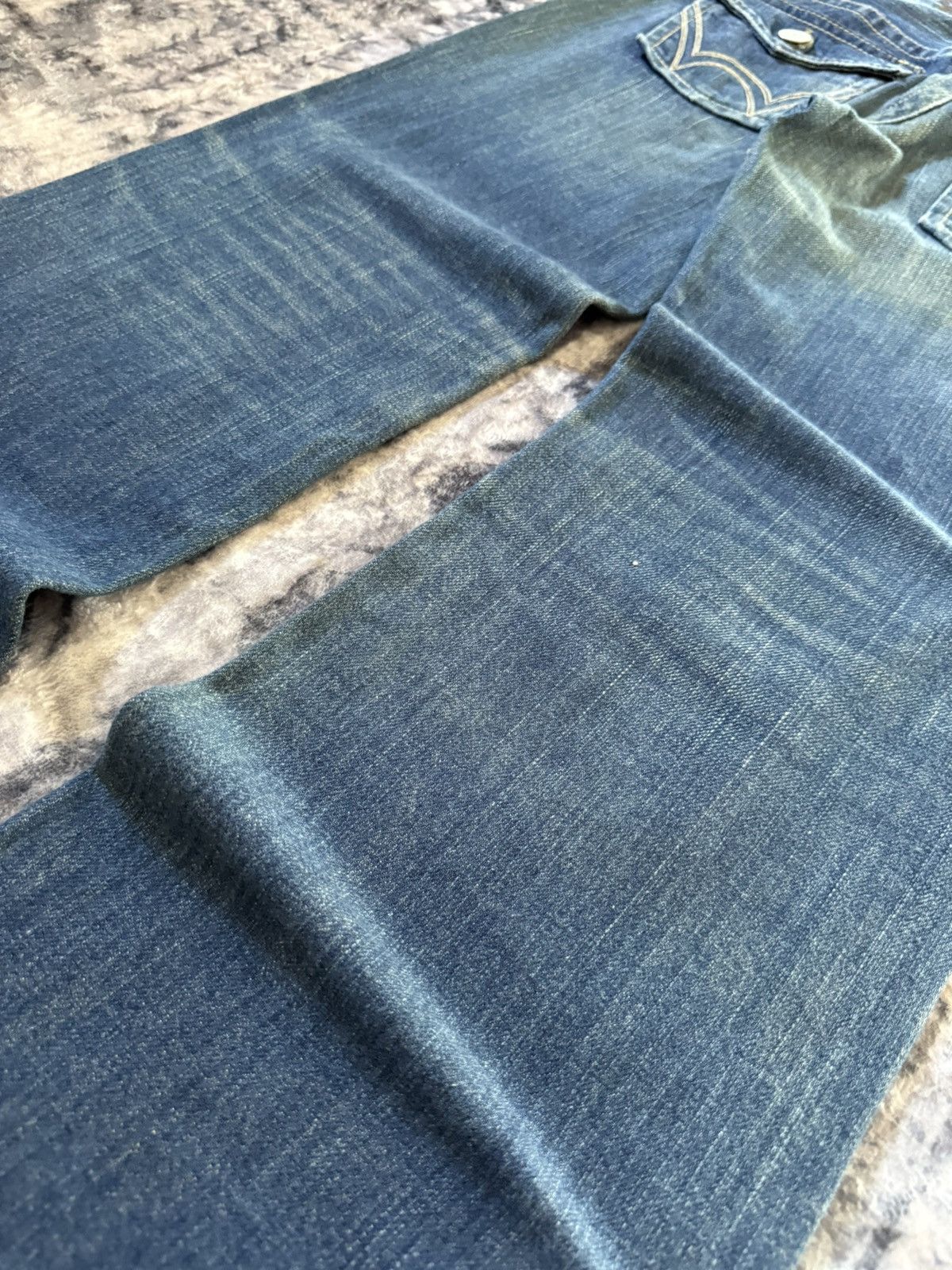 Edwin EDWIN 503 Japan Medium Wash Flared Jeans Size US 29 - 14 Thumbnail