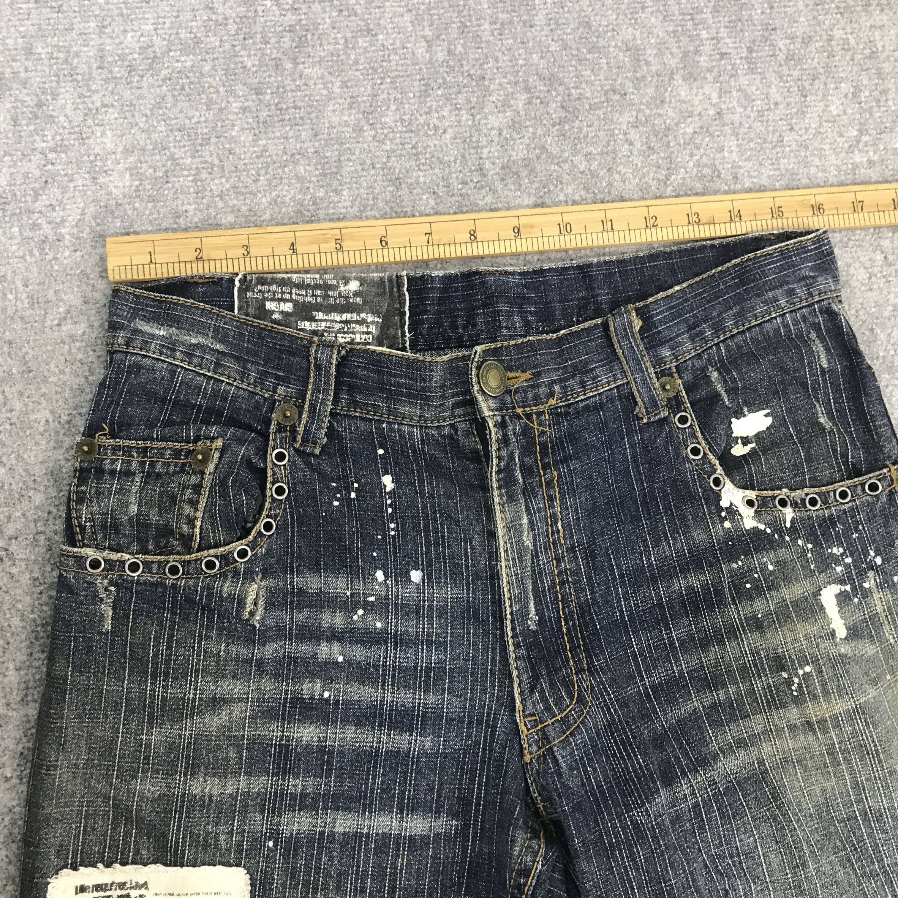 Japanese Brand gri gri denim gothic punk japan denim pants Size US 32 / EU 48 - 7 Thumbnail