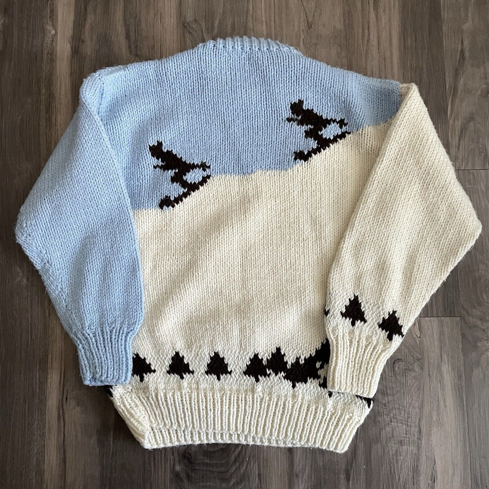 Vintage Vintage Cowichan Hand Knit Sweater Size Small Skiing Winter Size US S / EU 44-46 / 1 - 5 Thumbnail