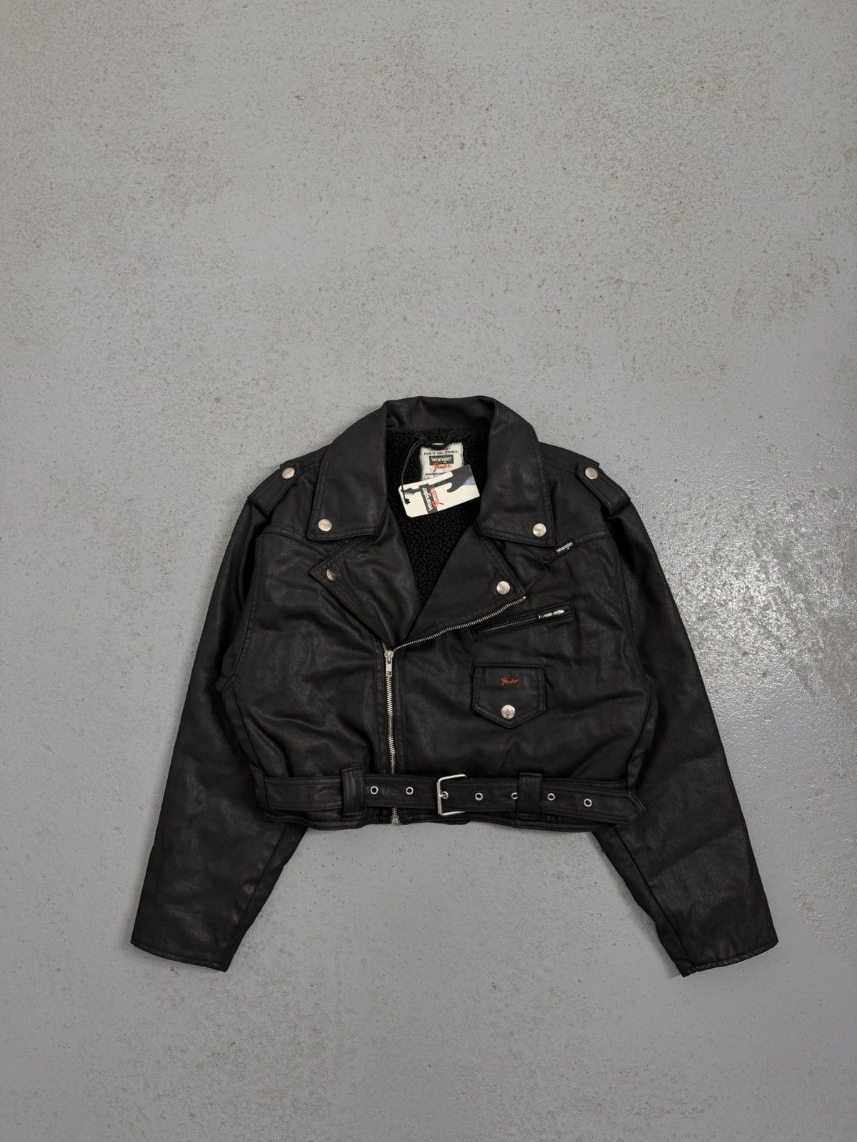 Wrangler Wrangler x Fender Soft Leather Insulated Cropped Jacket Size M / US 6-8 / IT 42-44 - 2 Thumbnail