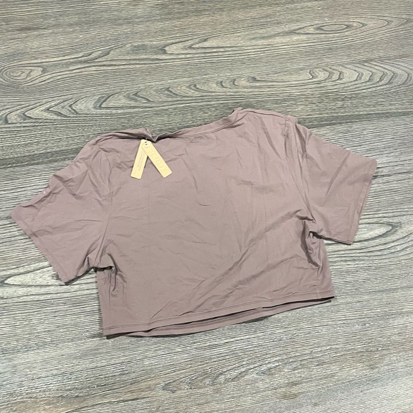 SKIMS NWT Skims Fits Everybody Super Cropped T-Shirt Umber 3X Size 3XL / US 20-22 - 4 Thumbnail