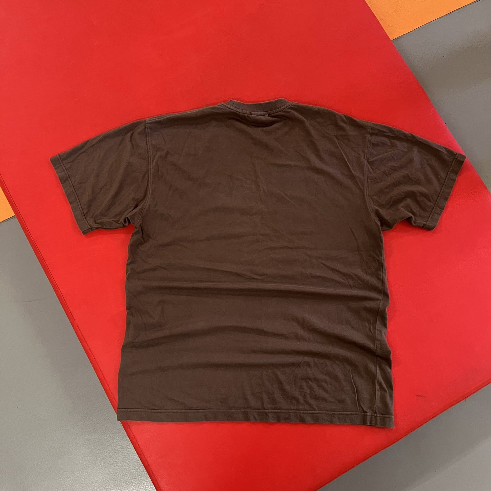 Oakley Vintage 00s Oakley Brown T-shirt Logo 75 Sz XL Size US XL / EU 56 / 4 - 2 Thumbnail
