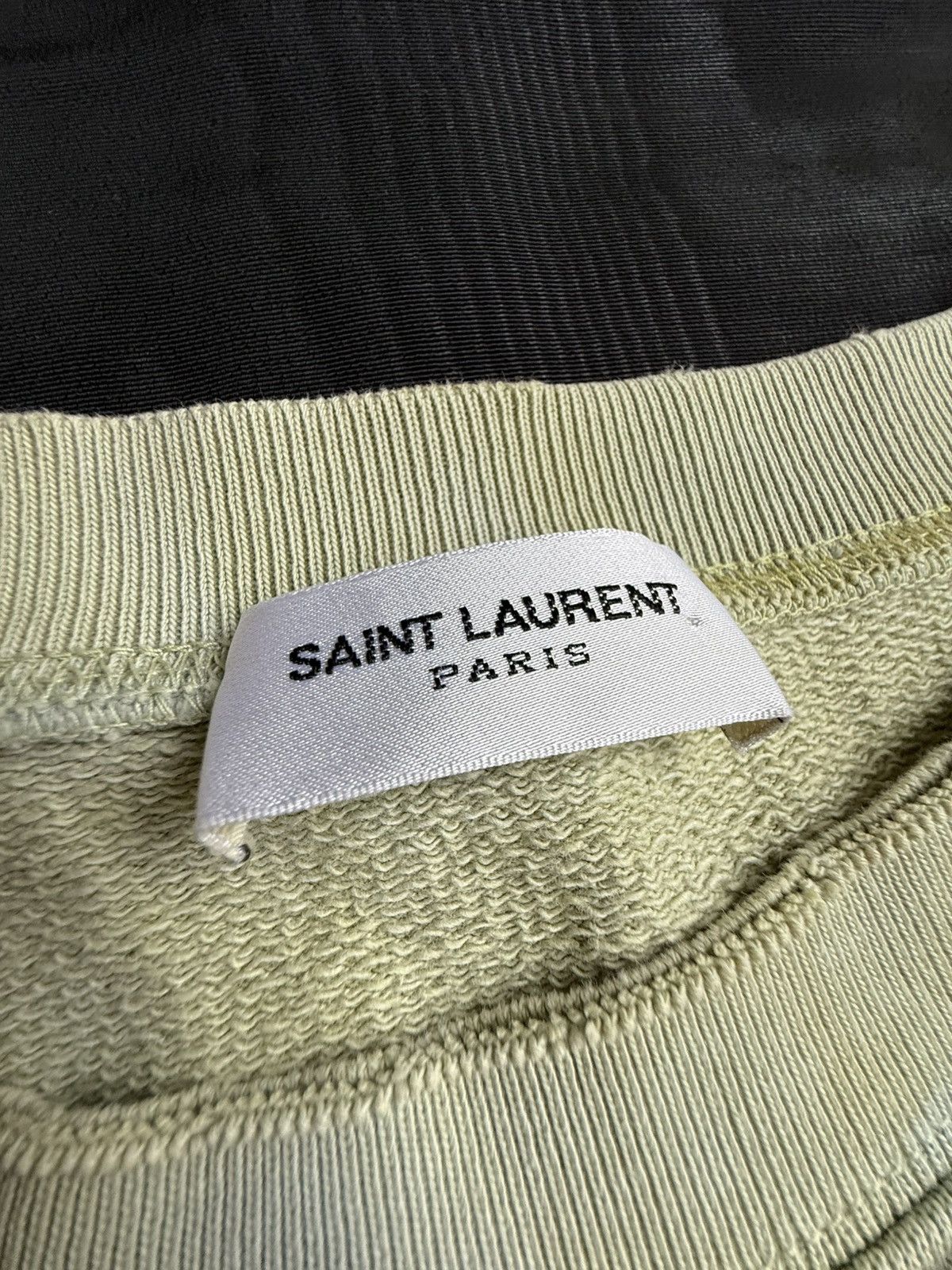 Saint Laurent Paris SS16 Saint Laurent tie dye thrashed sweater crew Hedi grail Size US L / EU 52-54 / 3 - 24 Thumbnail