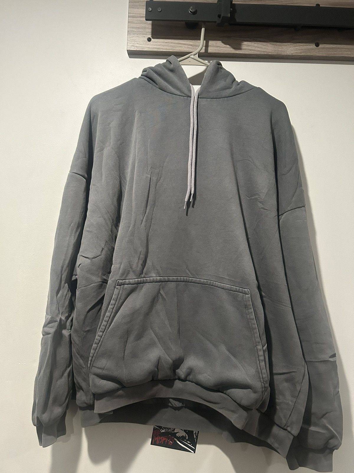 Balenciaga × Gap × Kanye West YZY Gap hoodie Poetic Grey Size US M / EU 48-50 / 2 - 1 Thumbnail