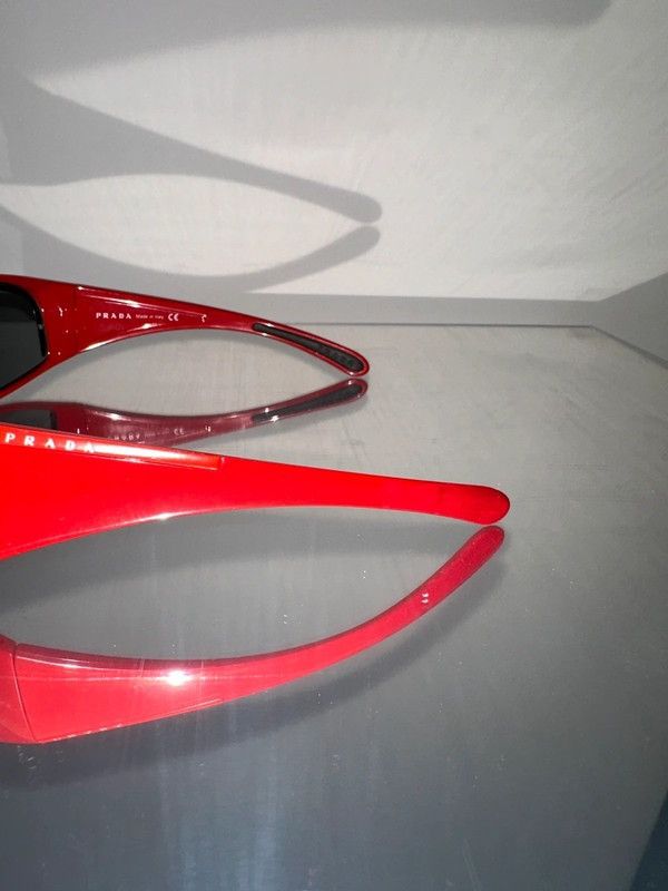 Prada PRADA Sunglassess SPS05F Star White Flame Shield Mask Fire Size ONE SIZE - 5 Thumbnail