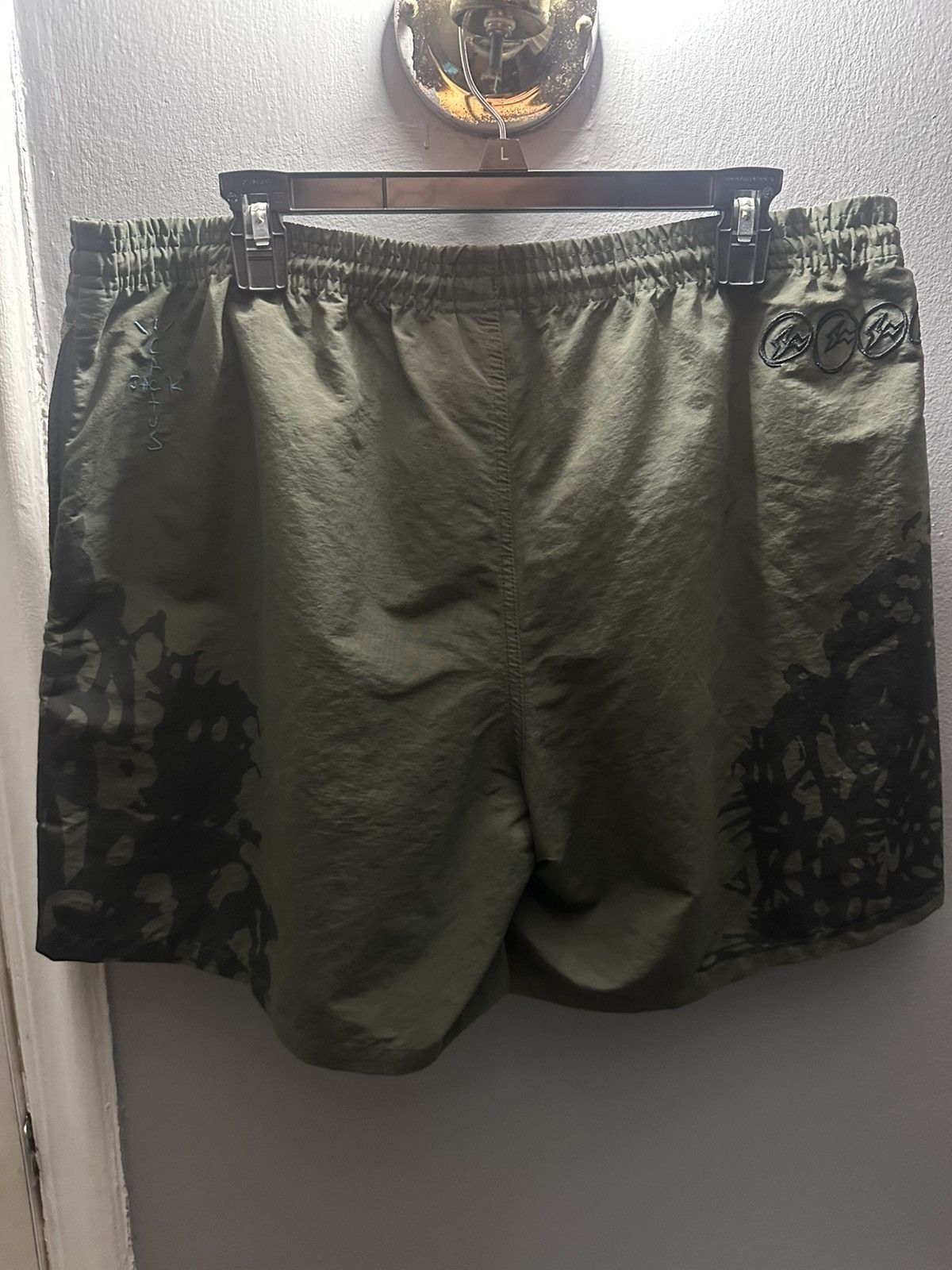 Fragment Design Travis Scott x Fragment Nylon Shorts Size US 36 / EU 52 - 4 Thumbnail