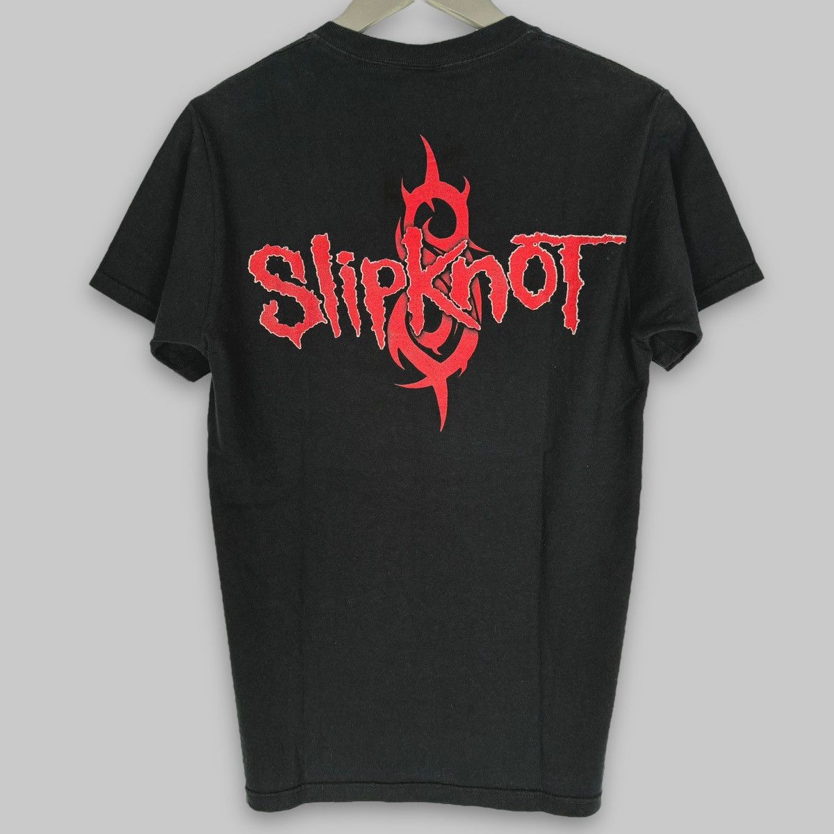Band Tees Vintage Early 00s Slipknot Clown Rare Print Metal T Shirt Size US M / EU 48-50 / 2 - 2 Thumbnail