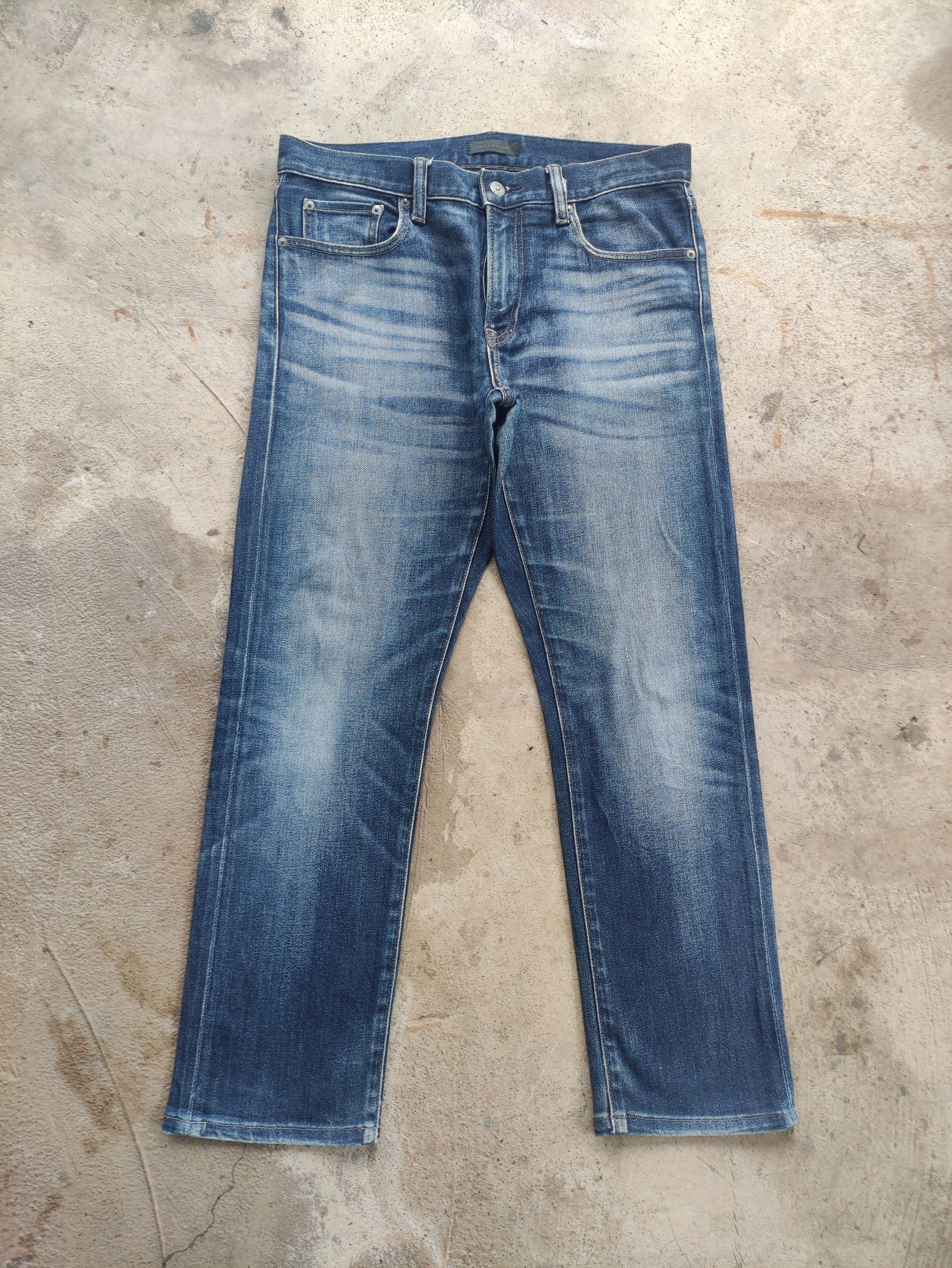 Vintage Japanese Jean Distressed Fader Denim Pants